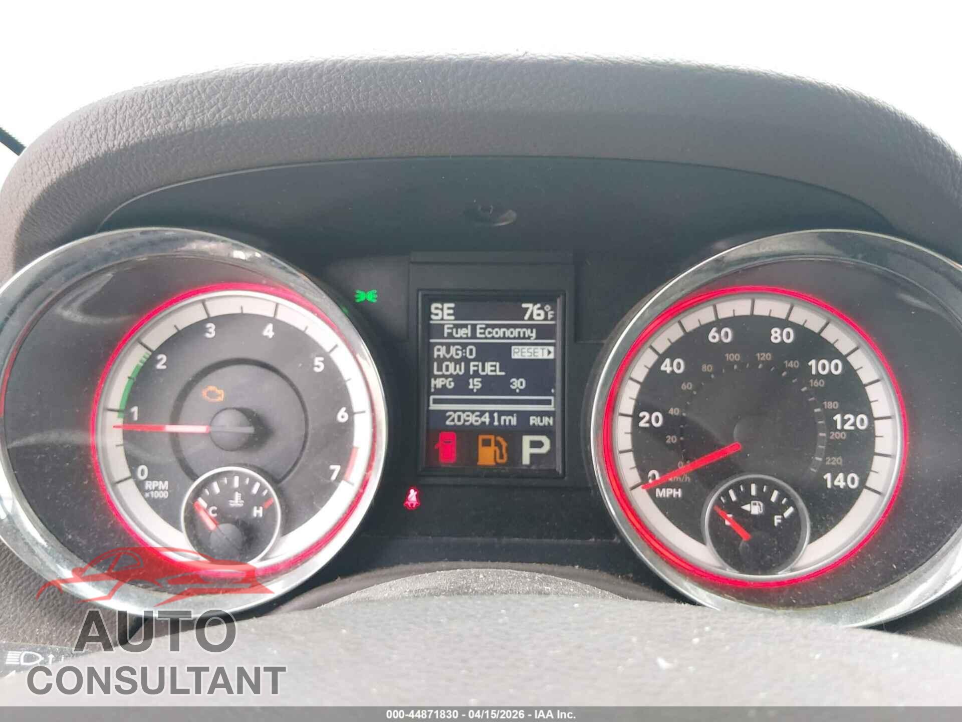 DODGE DURANGO 2013 - 1C4RDJDG9DC554117