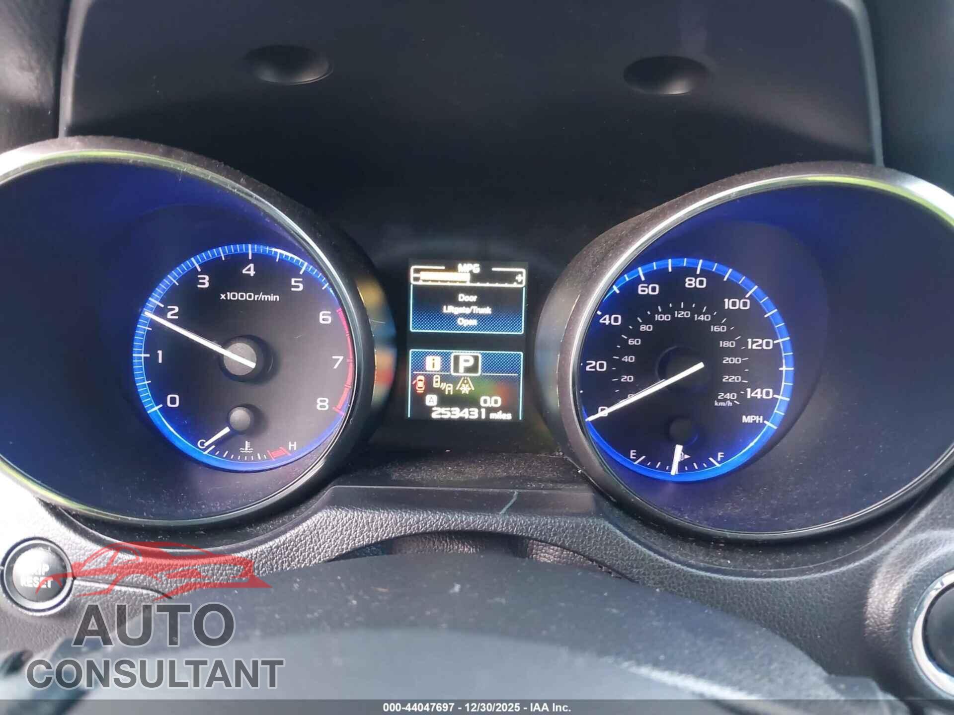 SUBARU OUTBACK 2015 - 4S4BSALC7F3310633