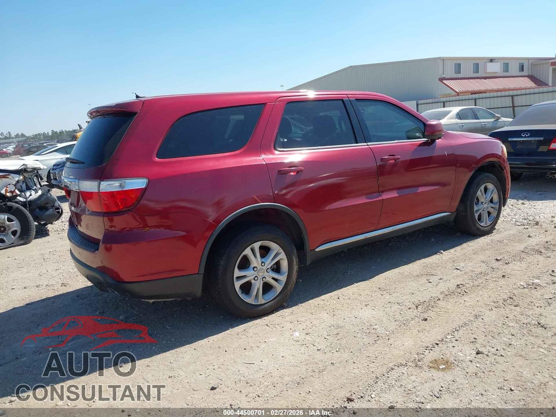 DODGE DURANGO 2013 - 1C4RDHAGXDC527330