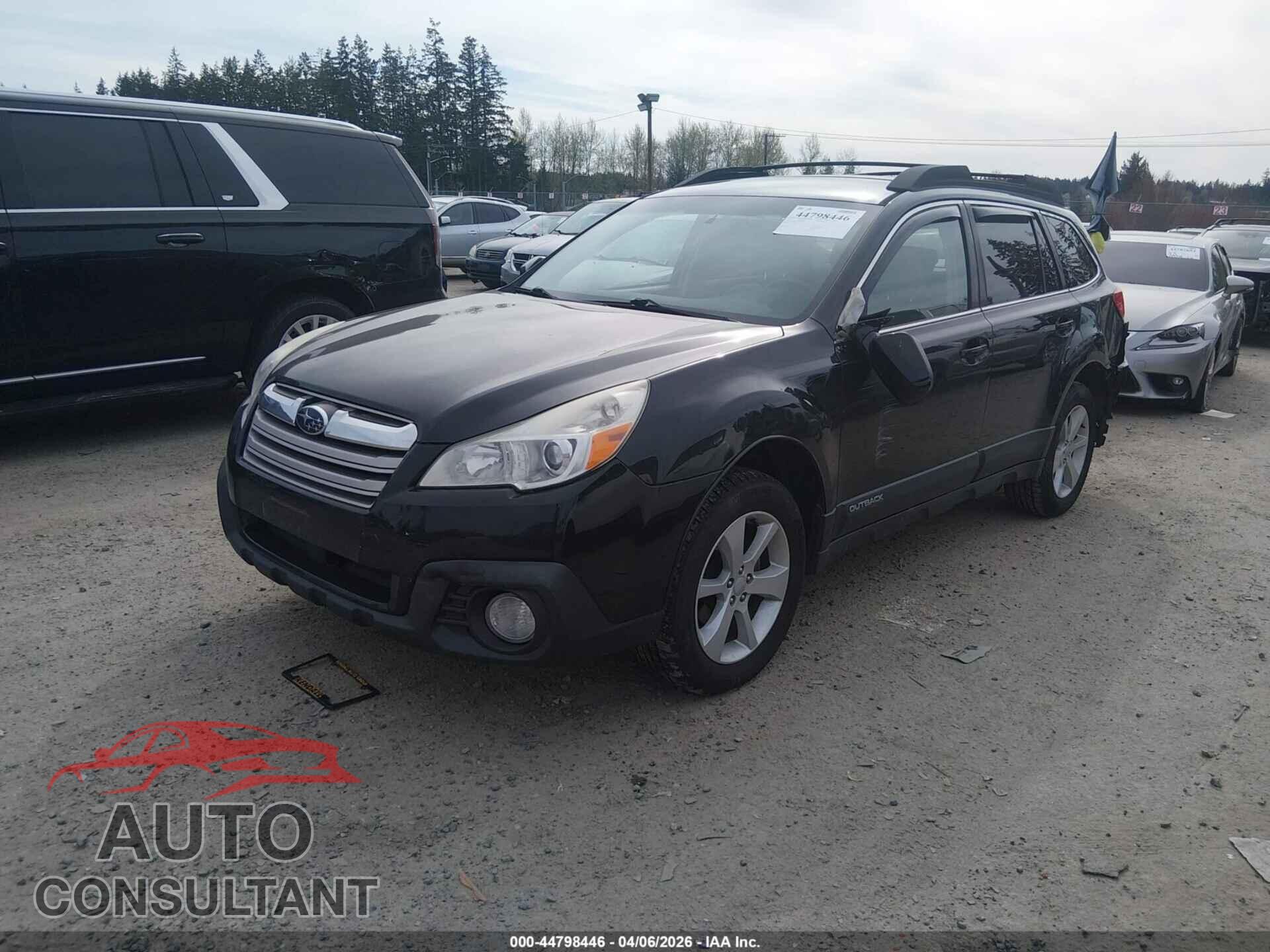 SUBARU OUTBACK 2013 - 4S4BRBCC0D3221503