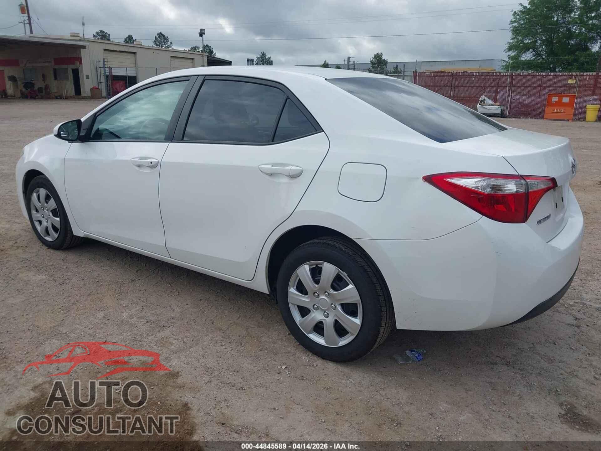TOYOTA COROLLA 2014 - 5YFBURHE3EP175454