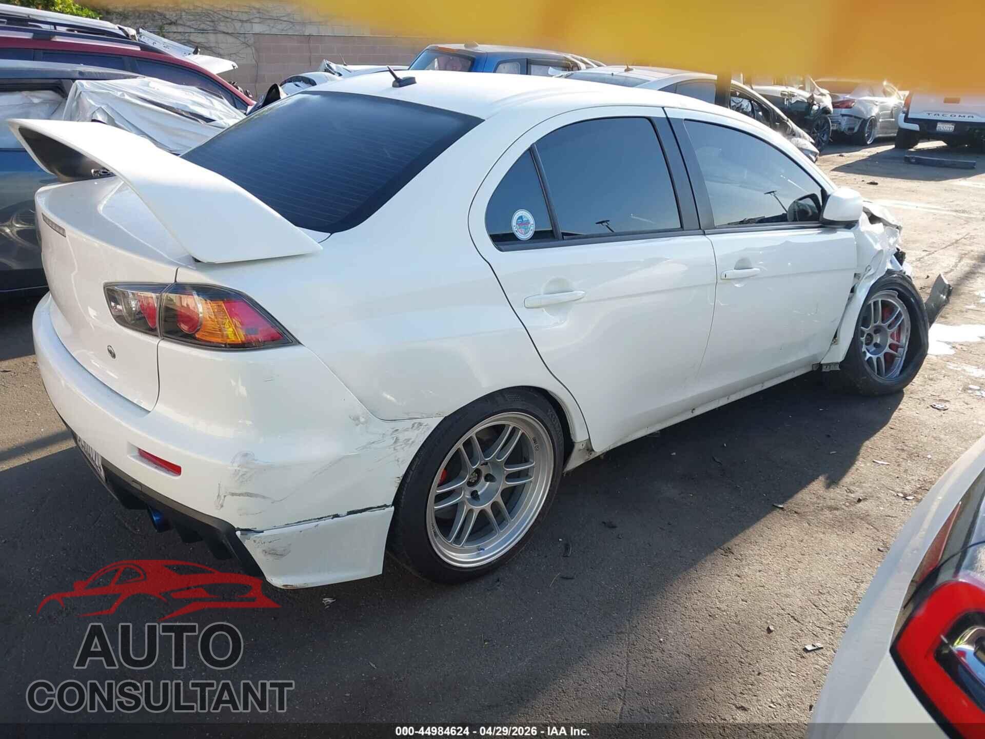 MITSUBISHI LANCER EVOLUTION 2010 - JA32W8FV2AU024009