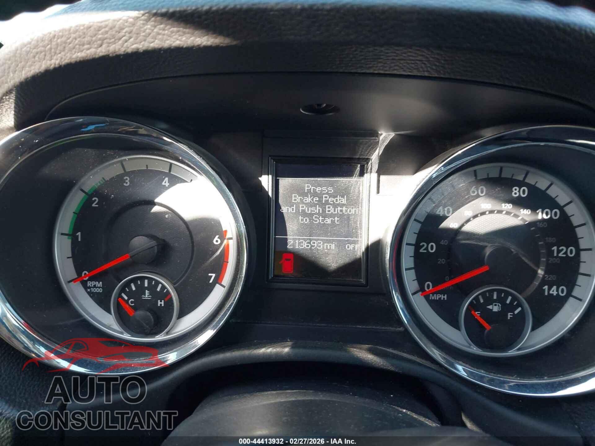 DODGE DURANGO 2013 - 1C4SDJCT8DC558423