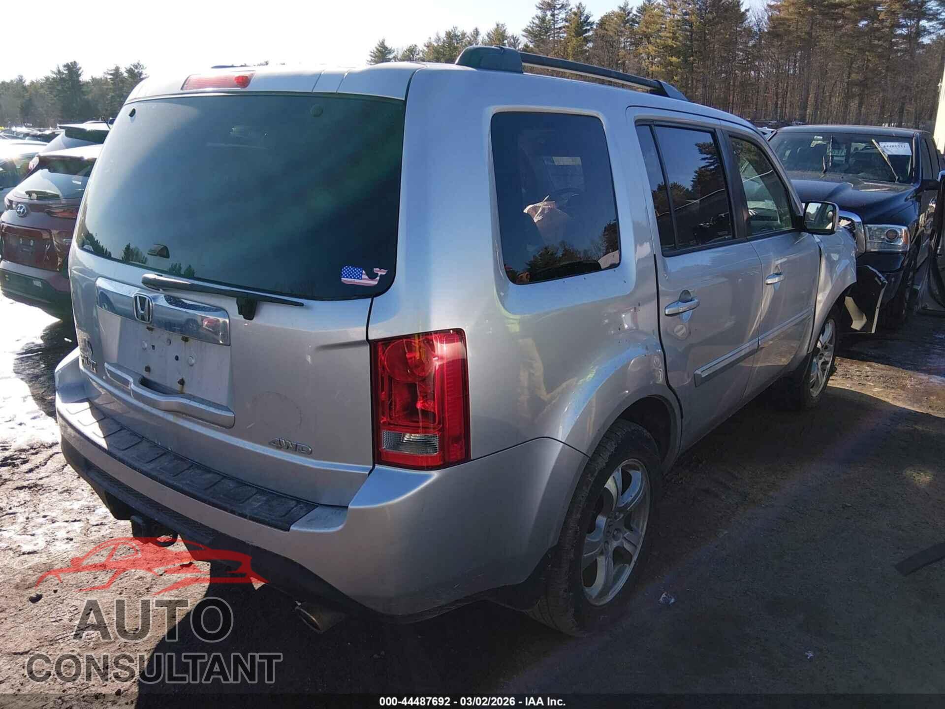 HONDA PILOT 2013 - 5FNYF4H69DB060769
