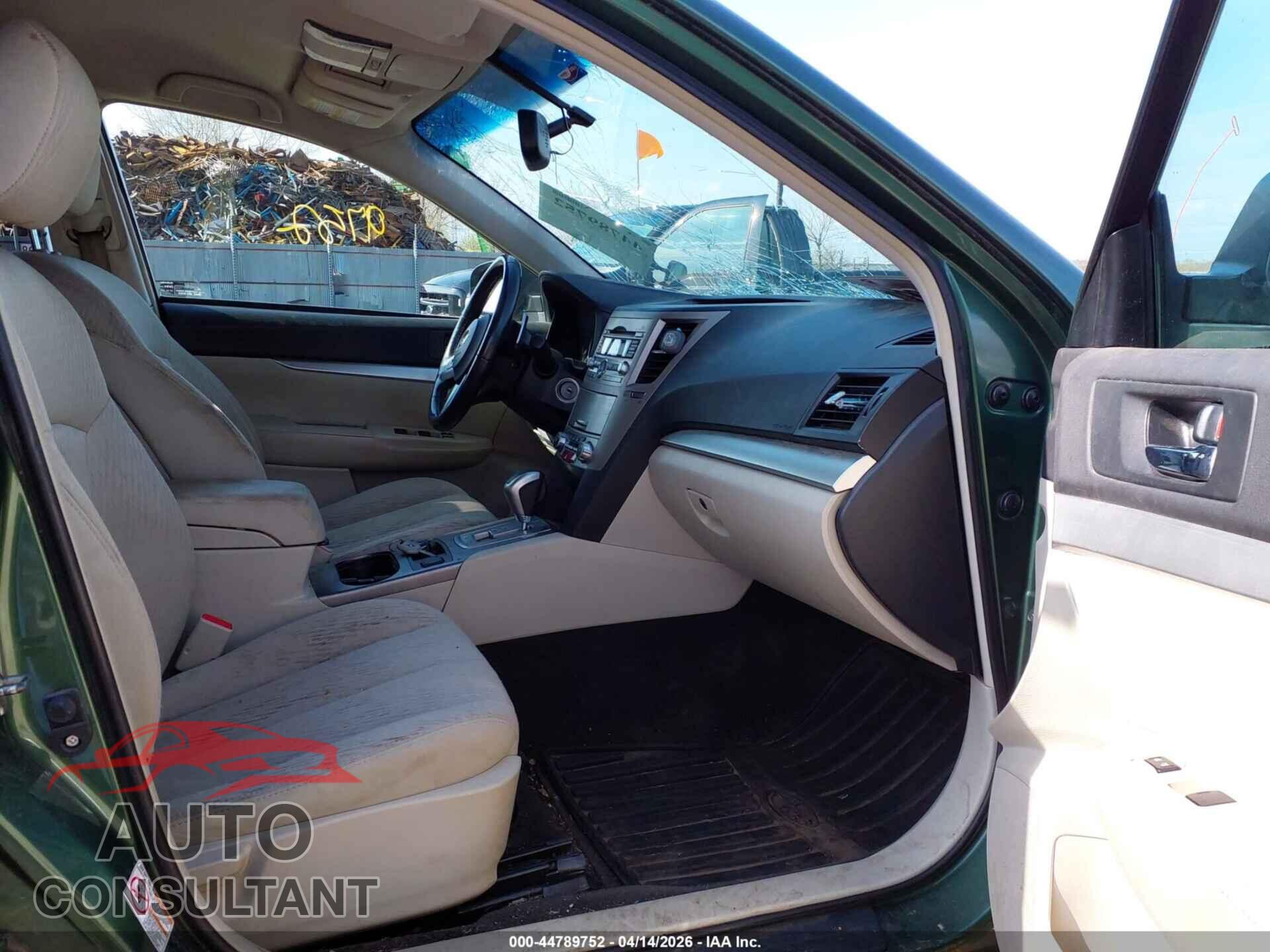 SUBARU OUTBACK 2011 - 4S4BRCCC9B3427227