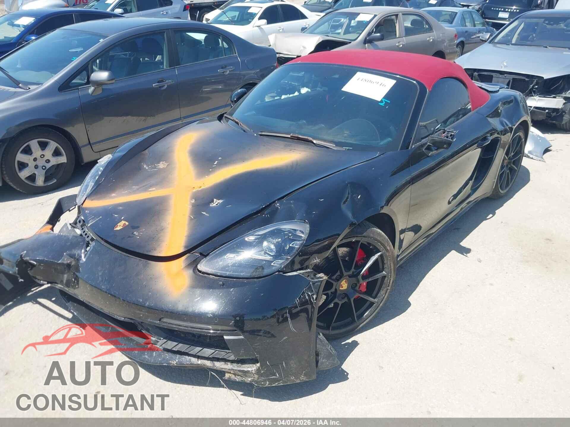 PORSCHE BOXSTER 2022 - WP0CD2A83NS228569