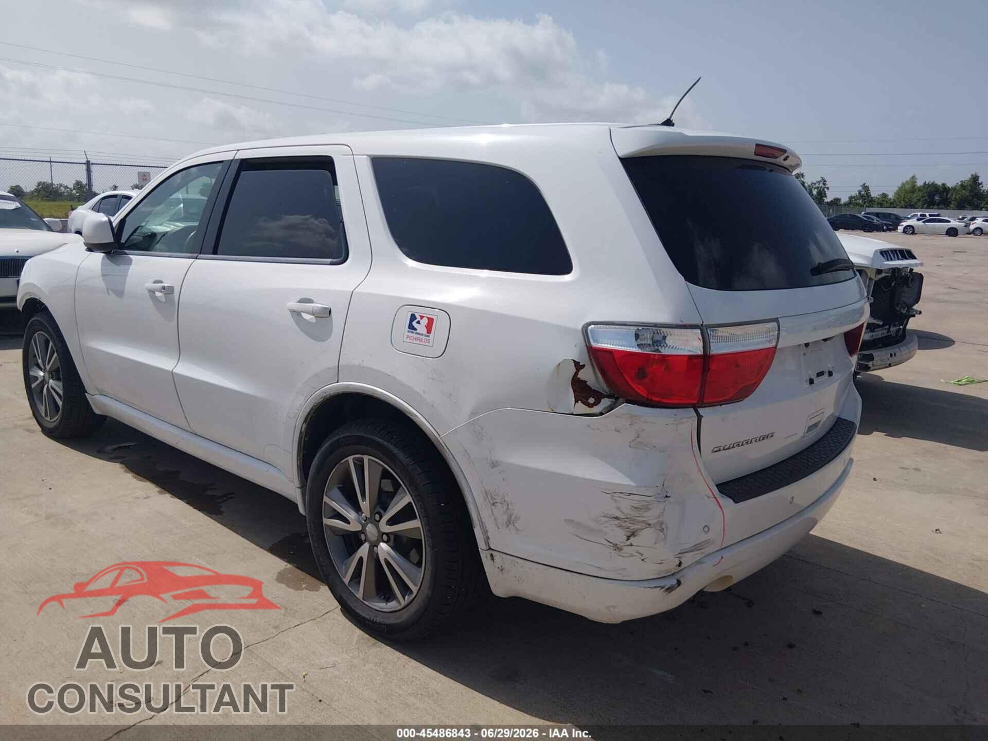 DODGE DURANGO 2013 - 1C4RDHAG0DC617182