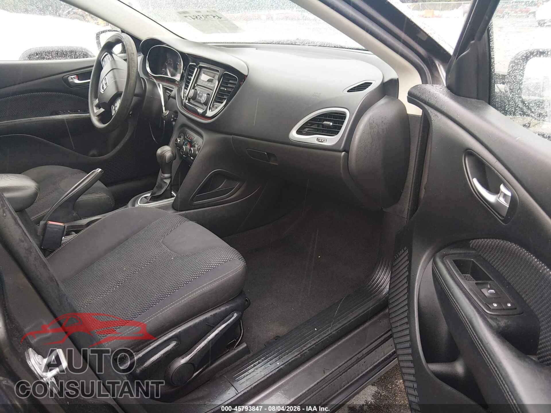 DODGE DART 2015 - 1C3CDFBB3FD336685