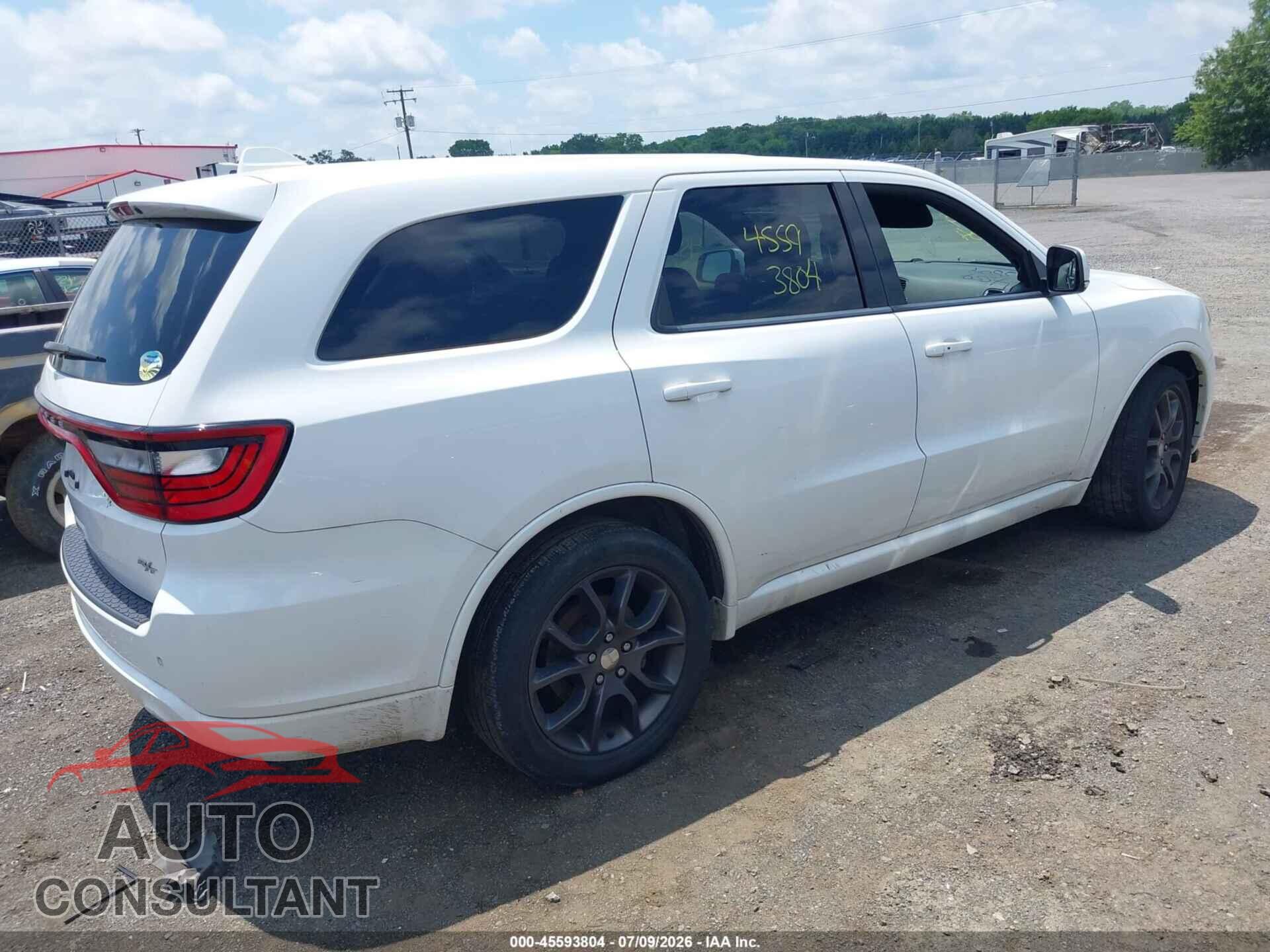 DODGE DURANGO 2017 - 1C4SDJCTXHC732980