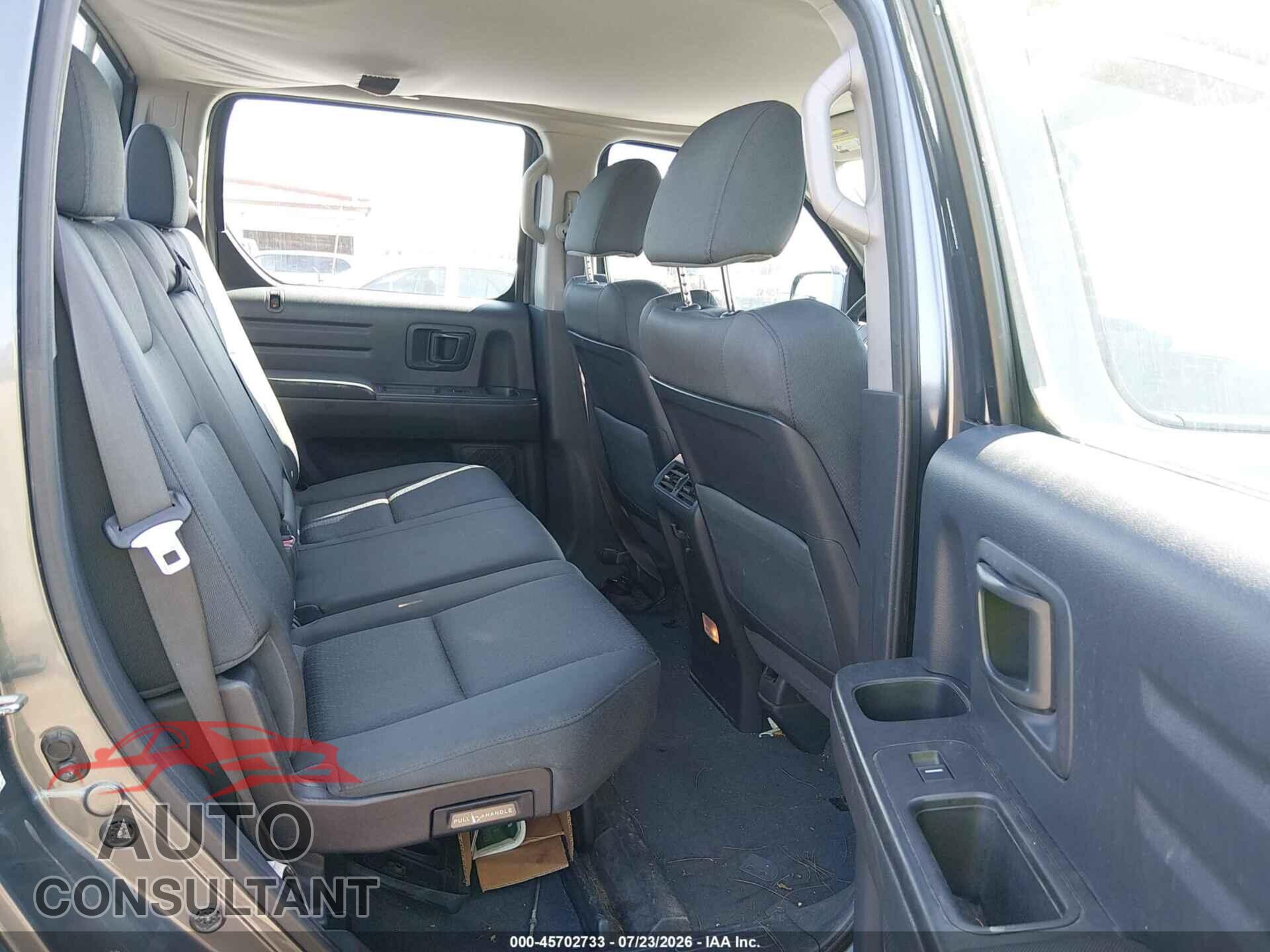 HONDA RIDGELINE 2013 - 5FPYK1F24DB009391