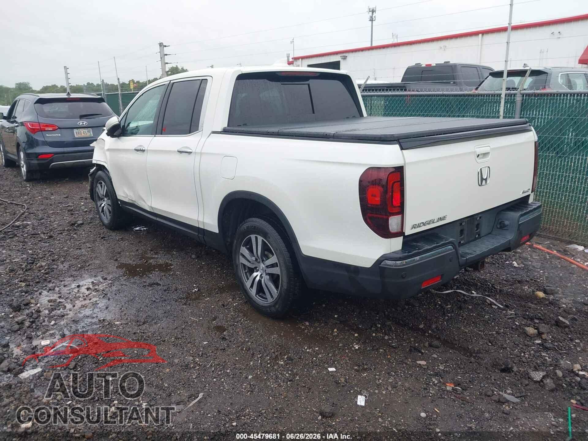 HONDA RIDGELINE 2017 - 5FPYK3F72HB010682