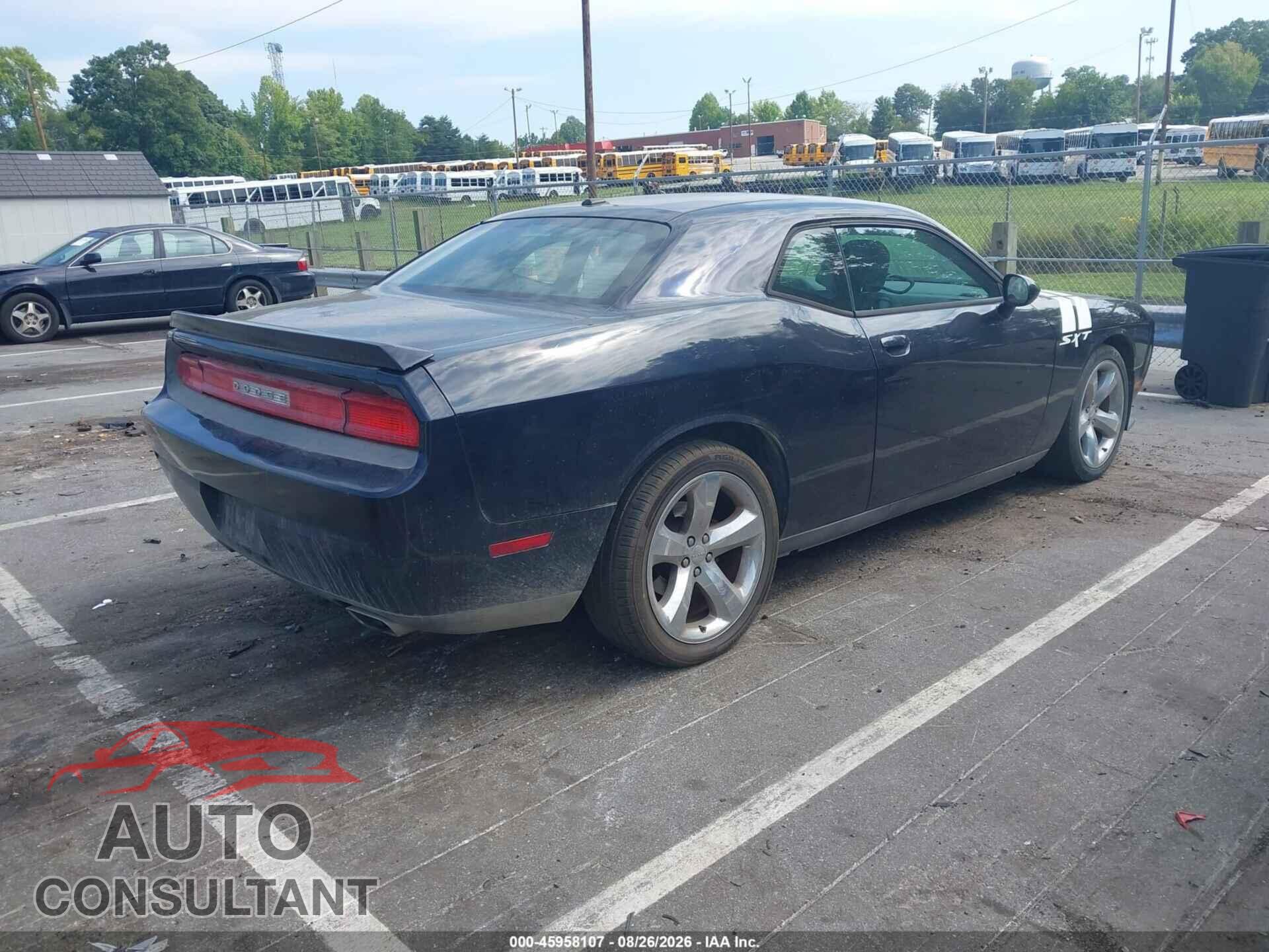 DODGE CHALLENGER 2012 - 2C3CDYAG7CH204598