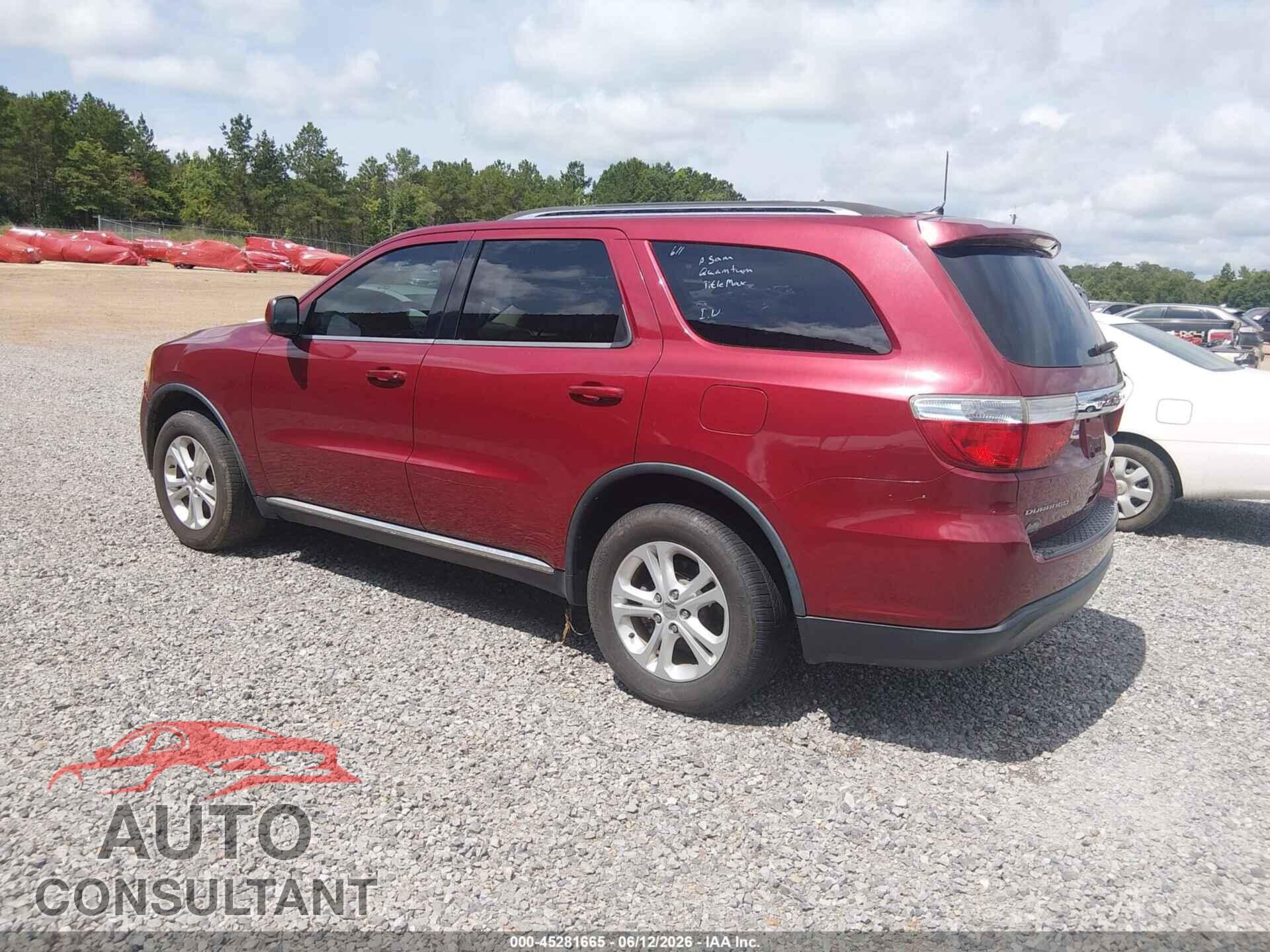 DODGE DURANGO 2013 - 1C4RDHAG3DC671964