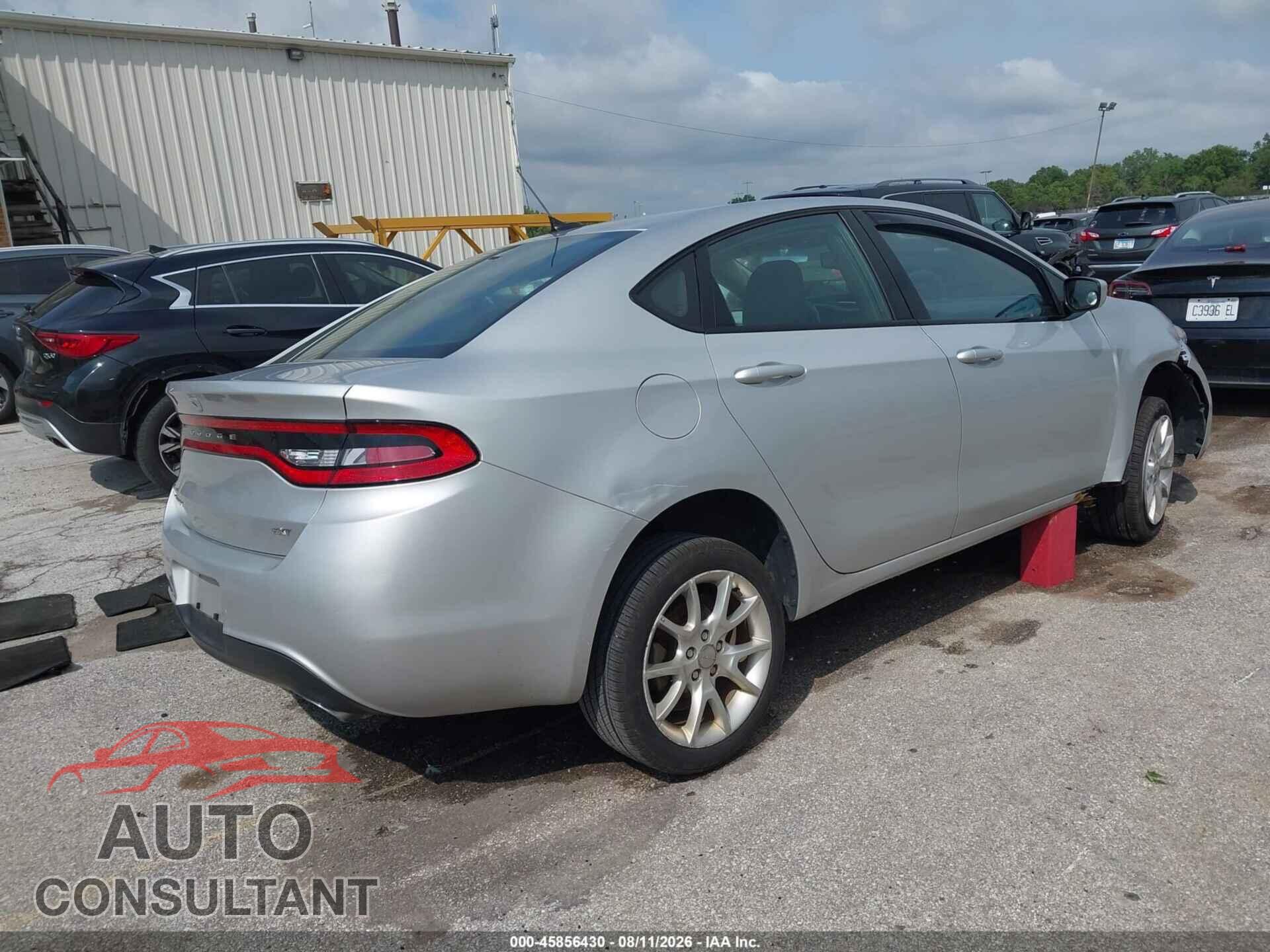 DODGE DART 2013 - 1C3CDFBA2DD307523