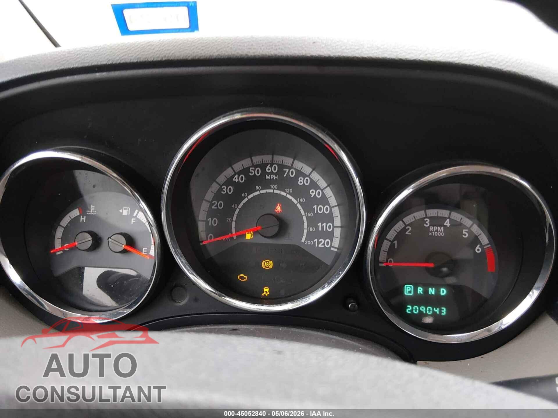 DODGE CALIBER 2012 - 1C3CDWDA3CD533047
