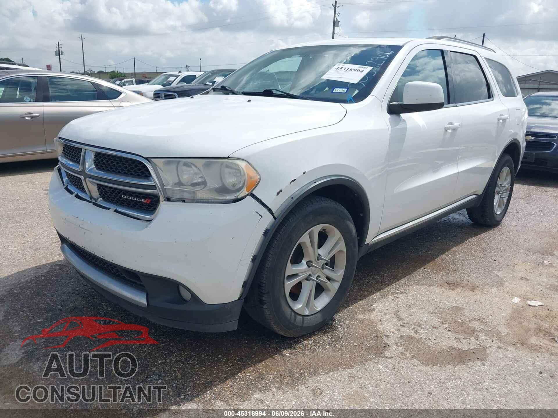DODGE DURANGO 2013 - 1C4RDJAG1DC582966