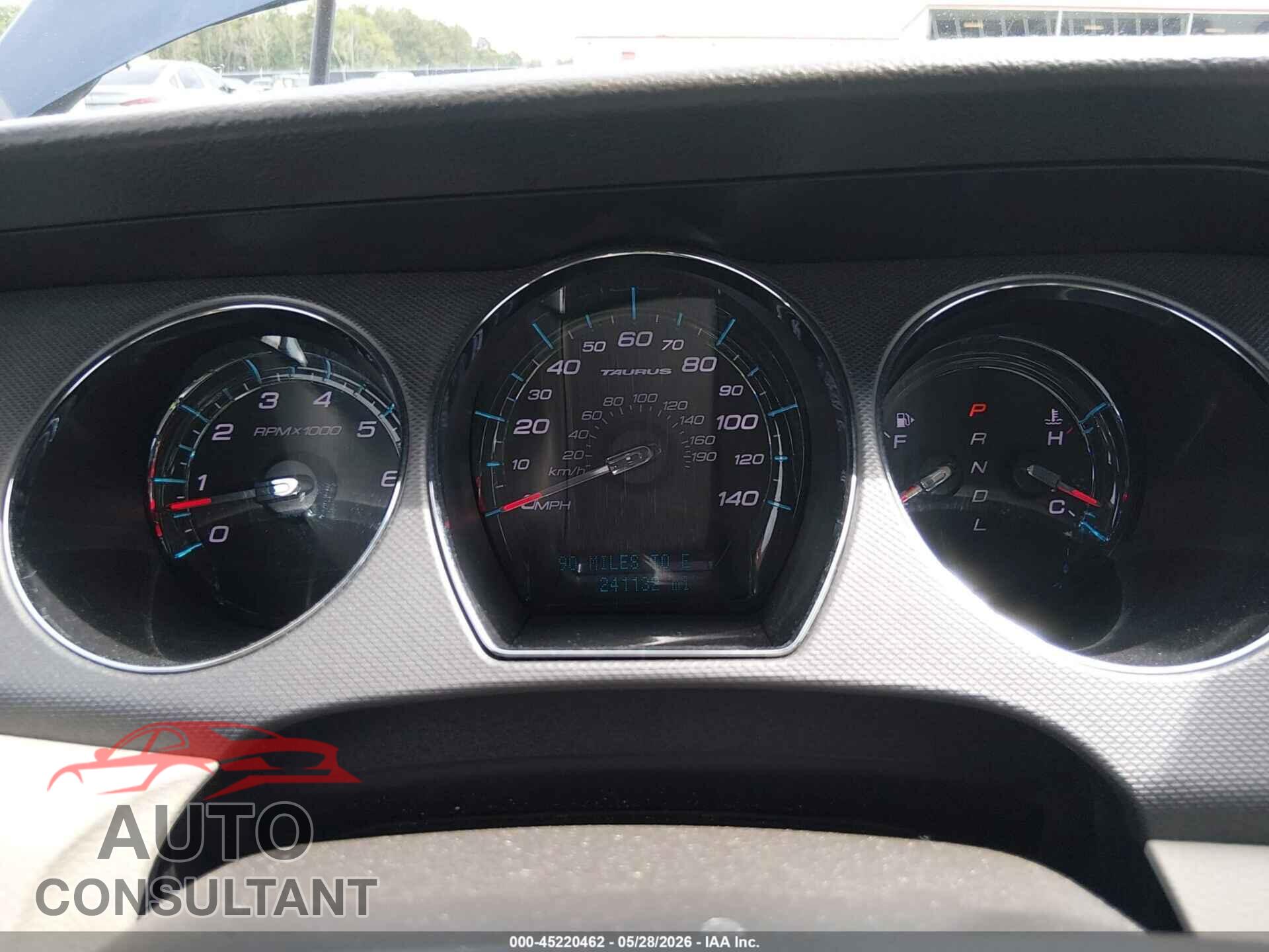 FORD TAURUS 2012 - 1FAHP2DW4CG142331