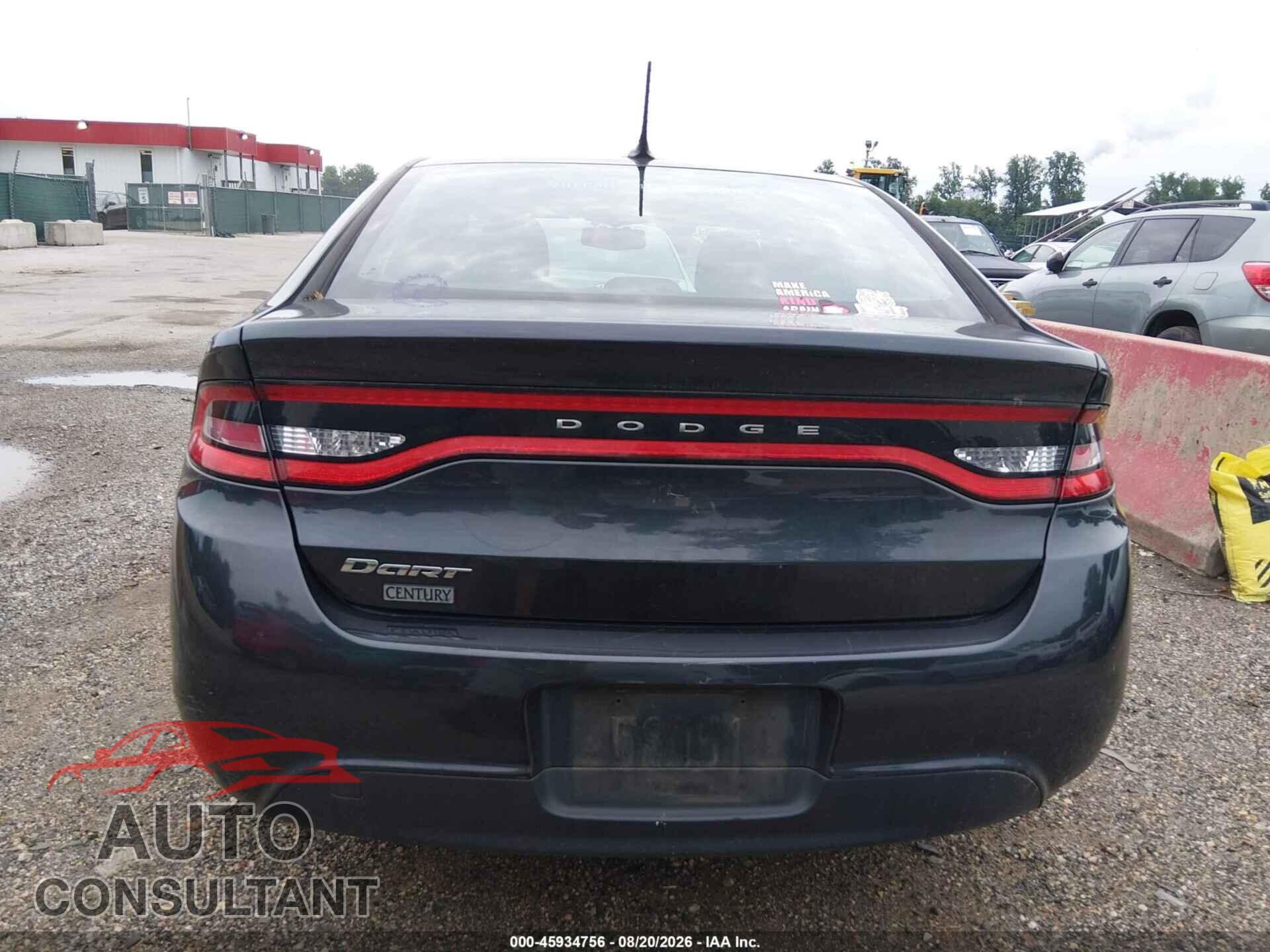 DODGE DART 2014 - 1C3CDFAA5ED747030