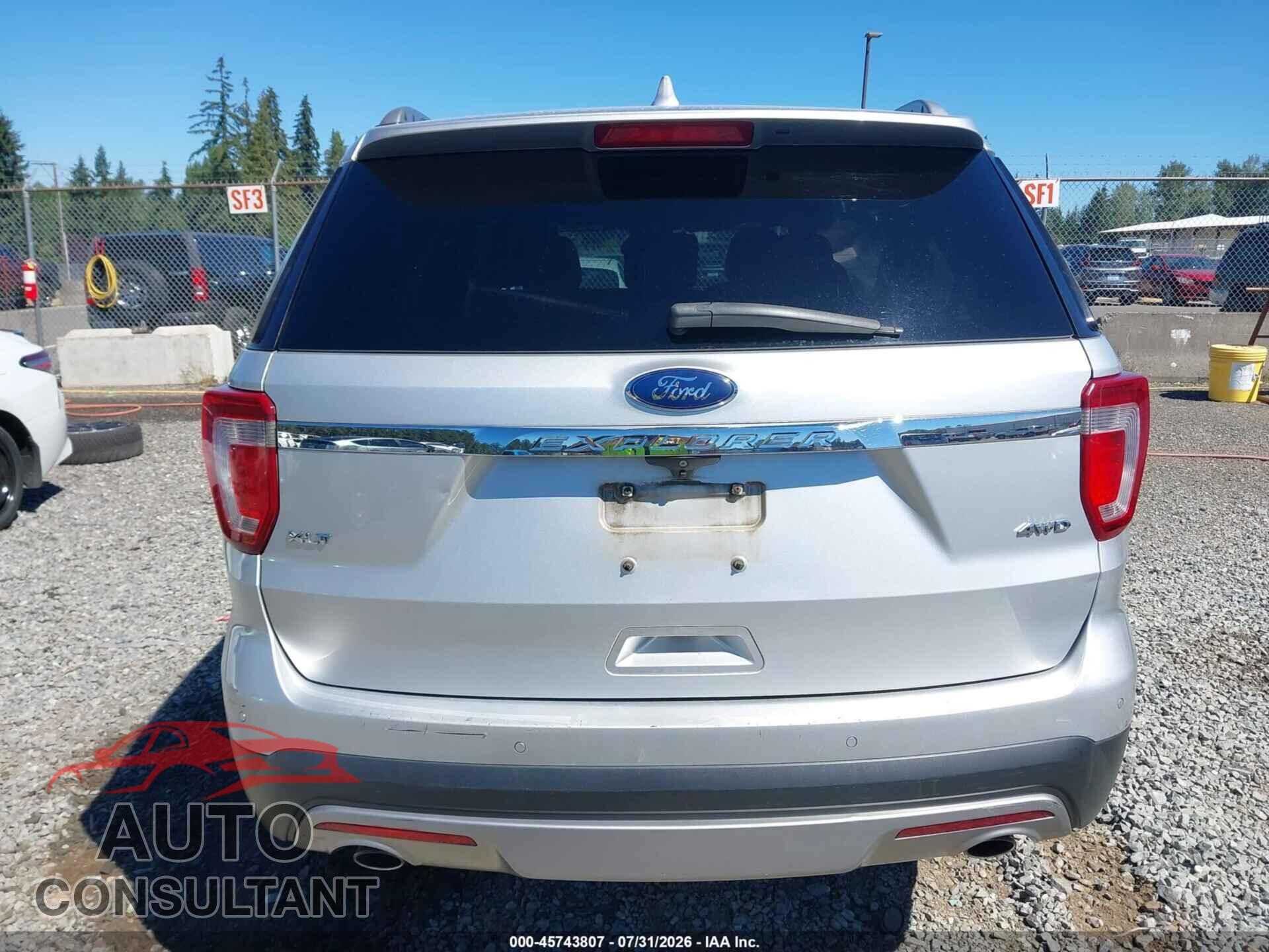 FORD EXPLORER 2017 - 1FM5K8D80HGD17807