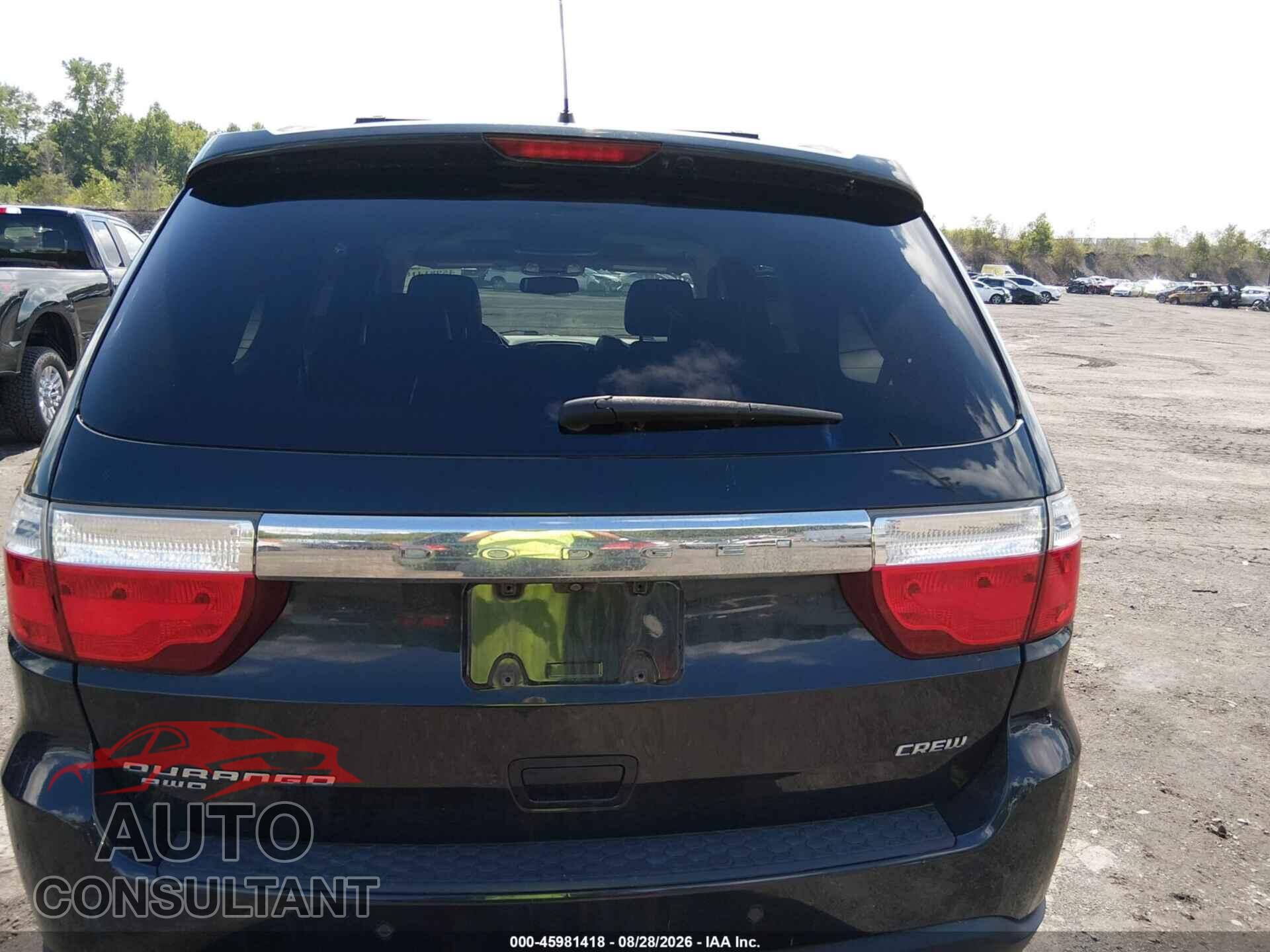 DODGE DURANGO 2012 - 1C4RDJDG5CC308826