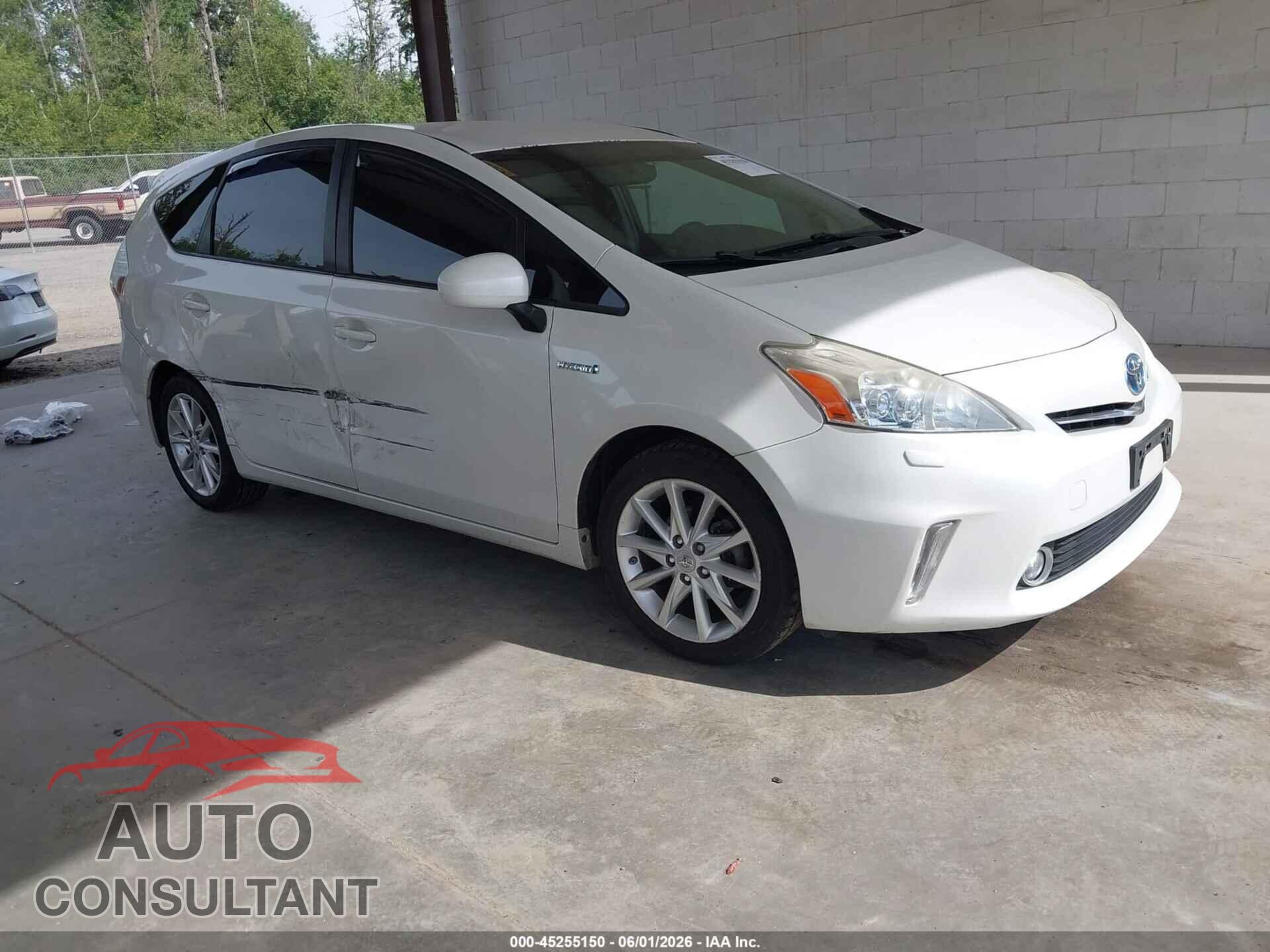 TOYOTA PRIUS V 2012 - JTDZN3EU1C3095595