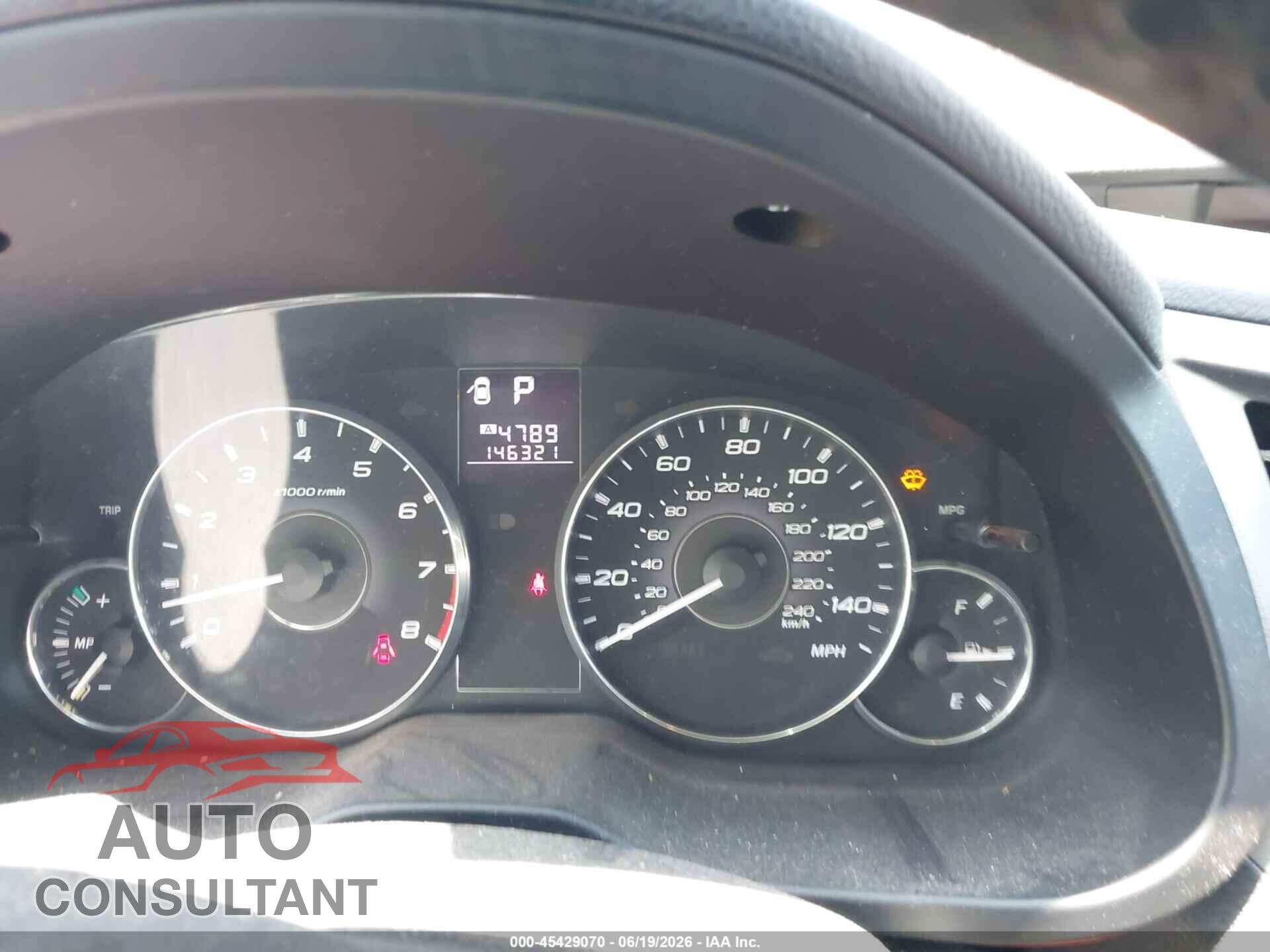 SUBARU OUTBACK 2011 - 4S4BRCLC5B3328615