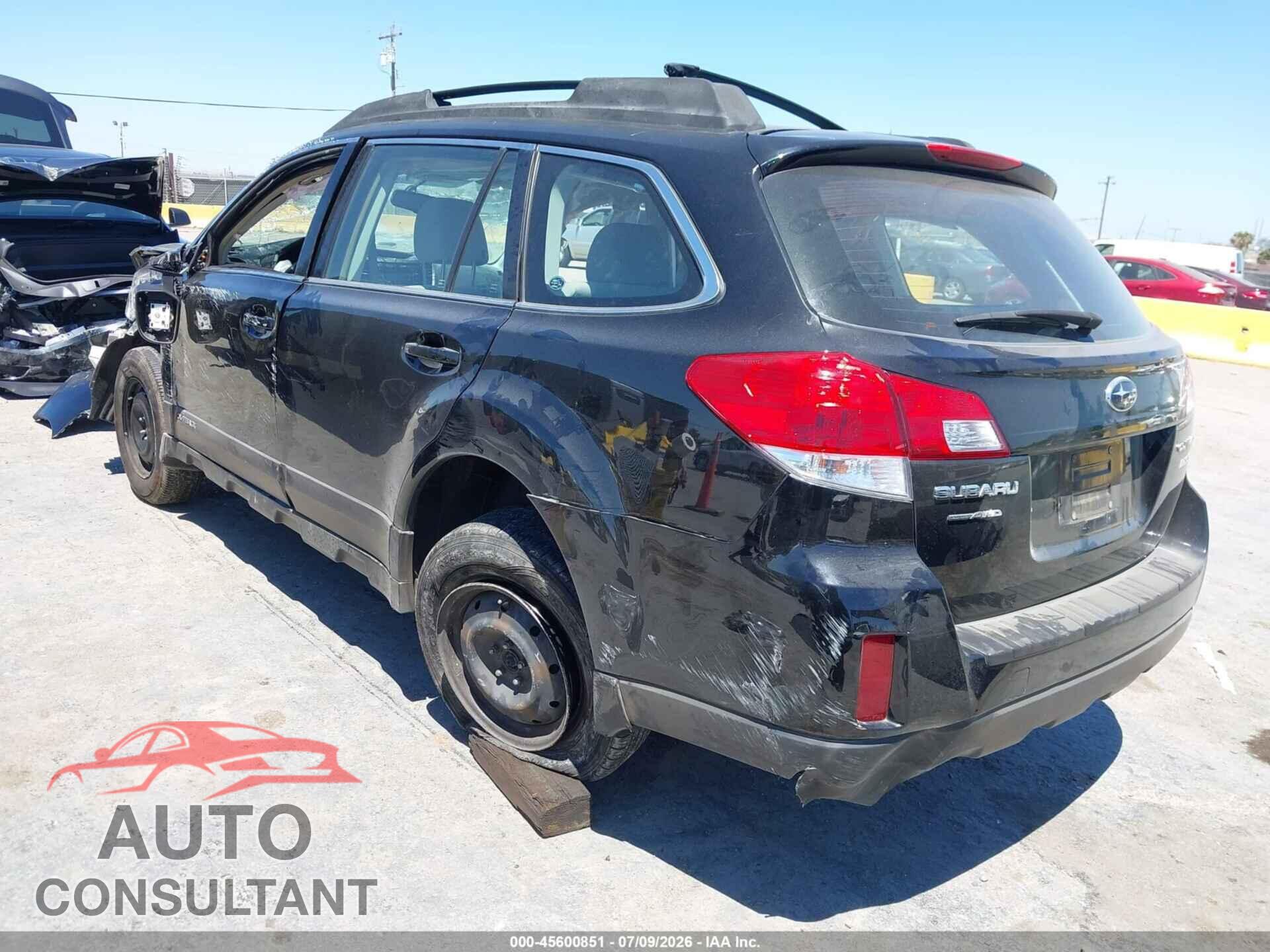 SUBARU OUTBACK 2013 - 4S4BRBAC4D3300515