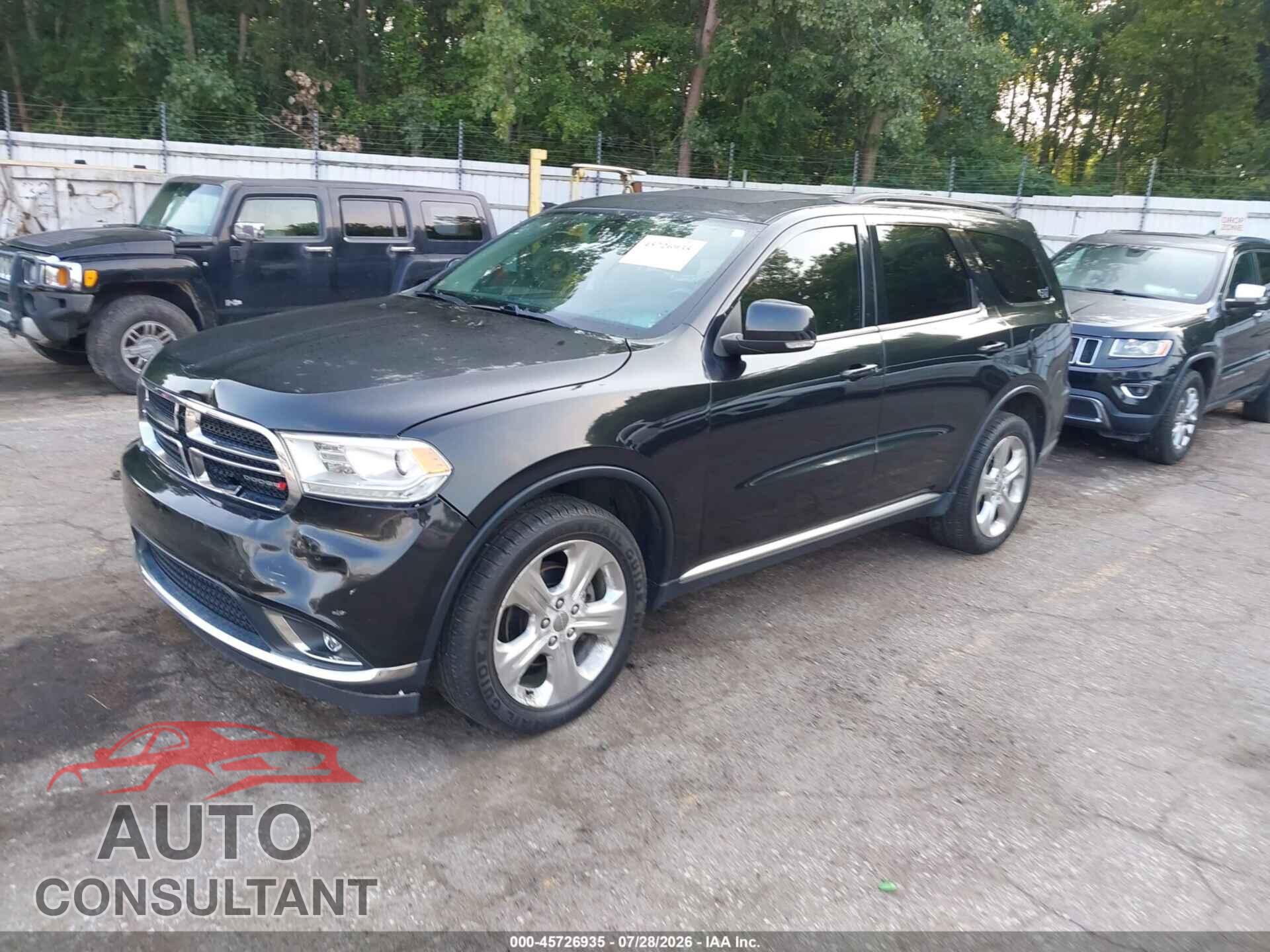 DODGE DURANGO 2014 - 1C4RDJDG6EC388687