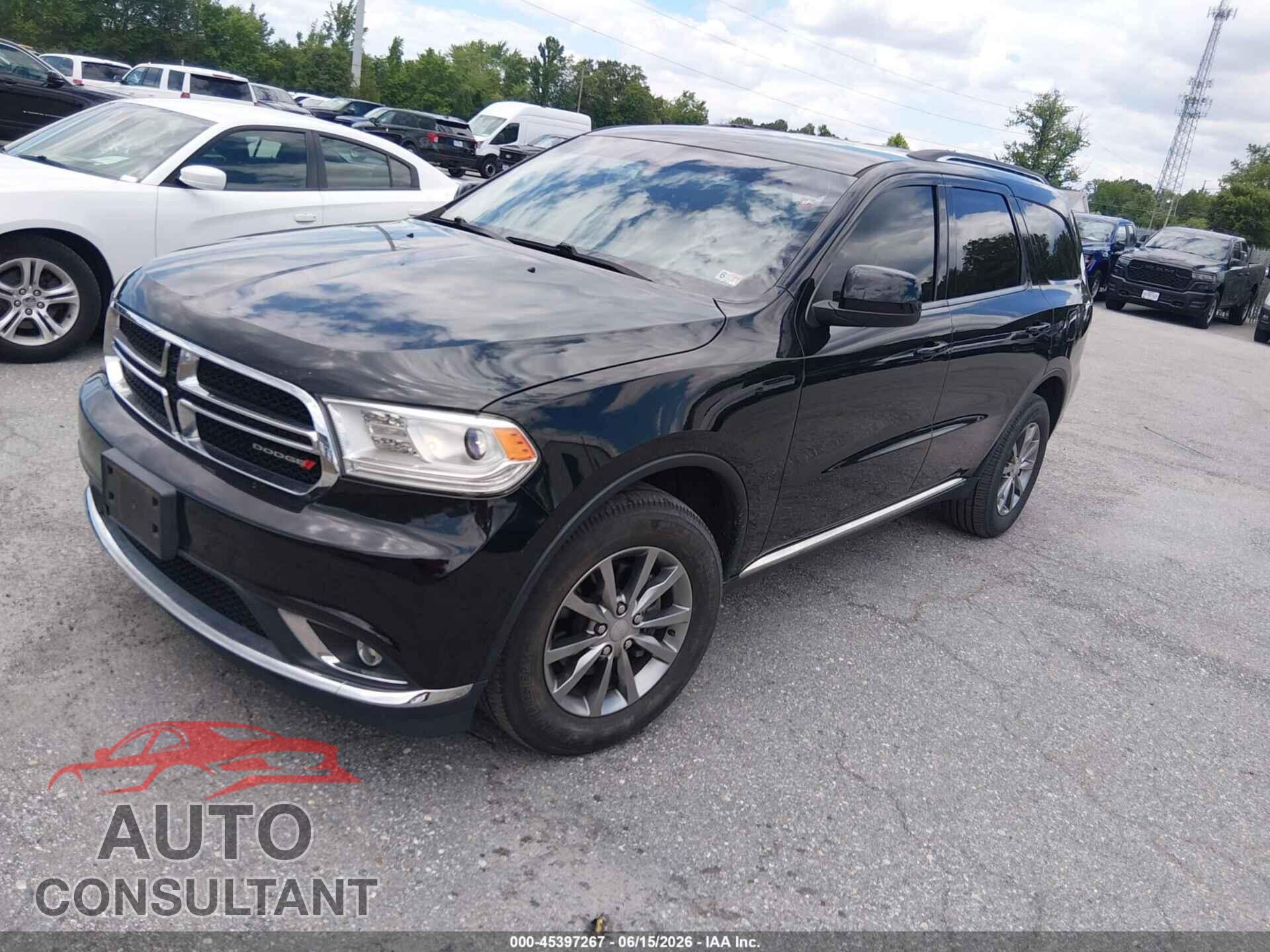 DODGE DURANGO 2018 - 1C4RDJAG1JC395075