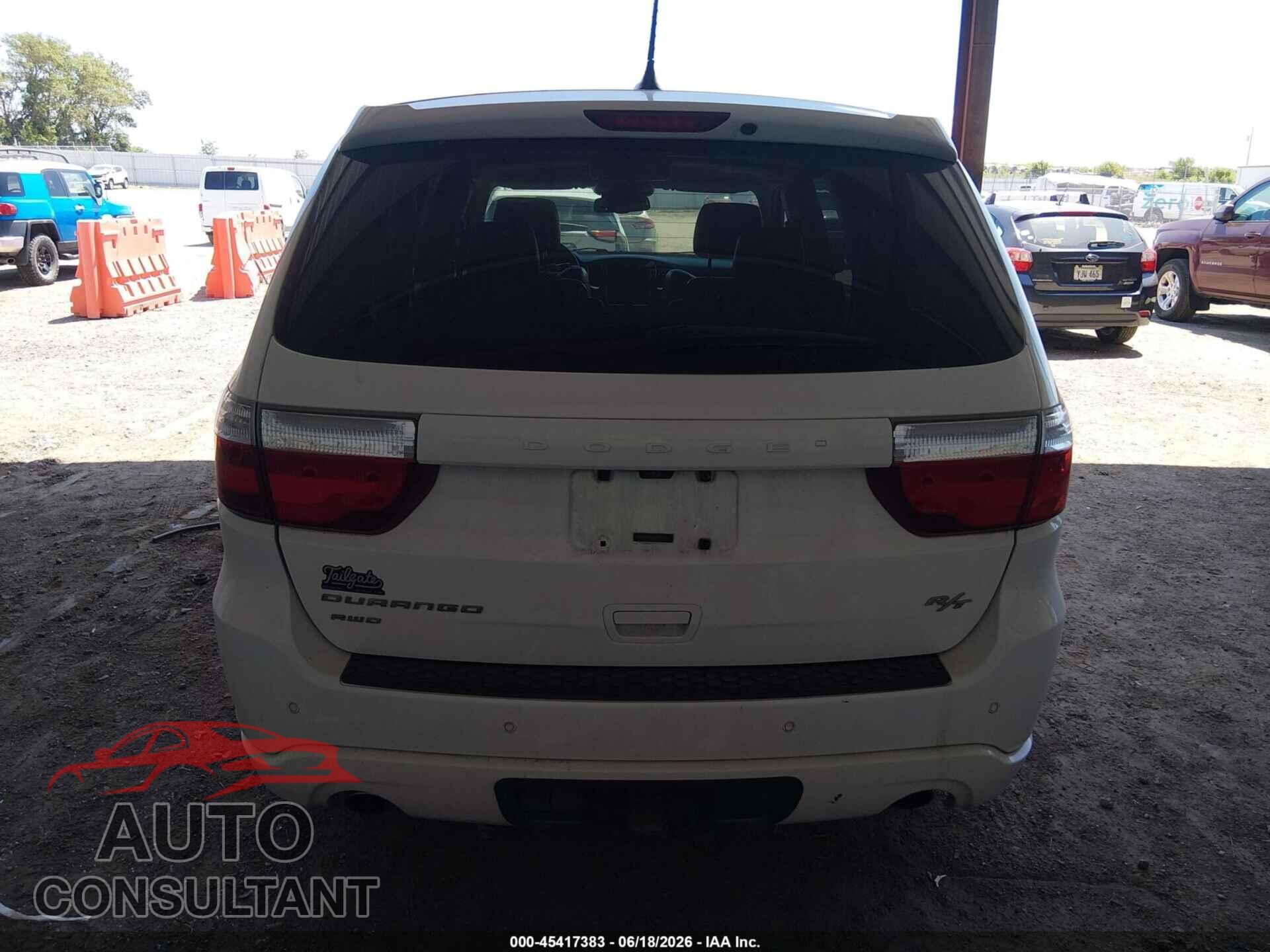 DODGE DURANGO 2013 - 1C4SDJCT0DC597180