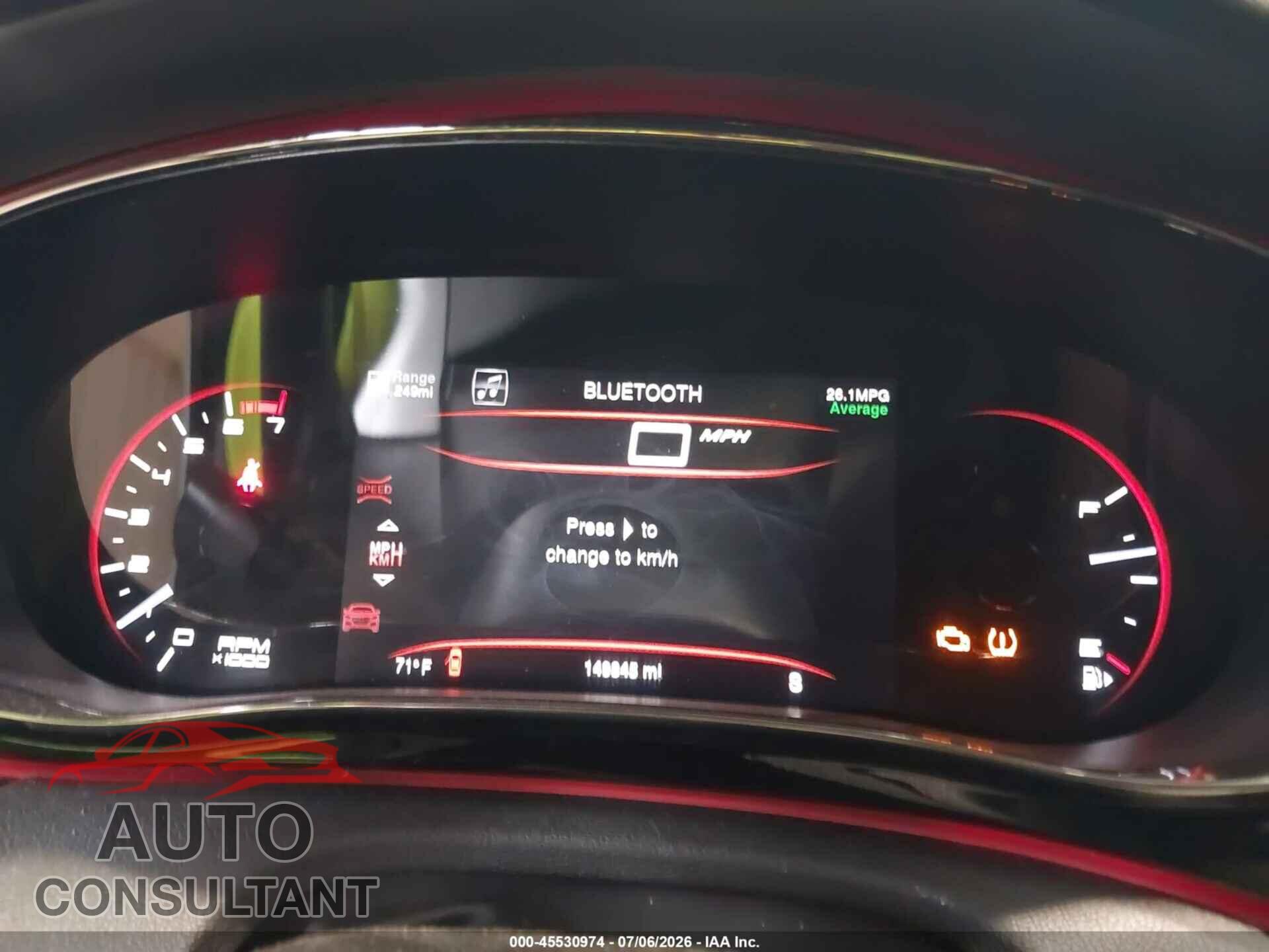 DODGE DART 2015 - 1C3CDFEB7FD266250