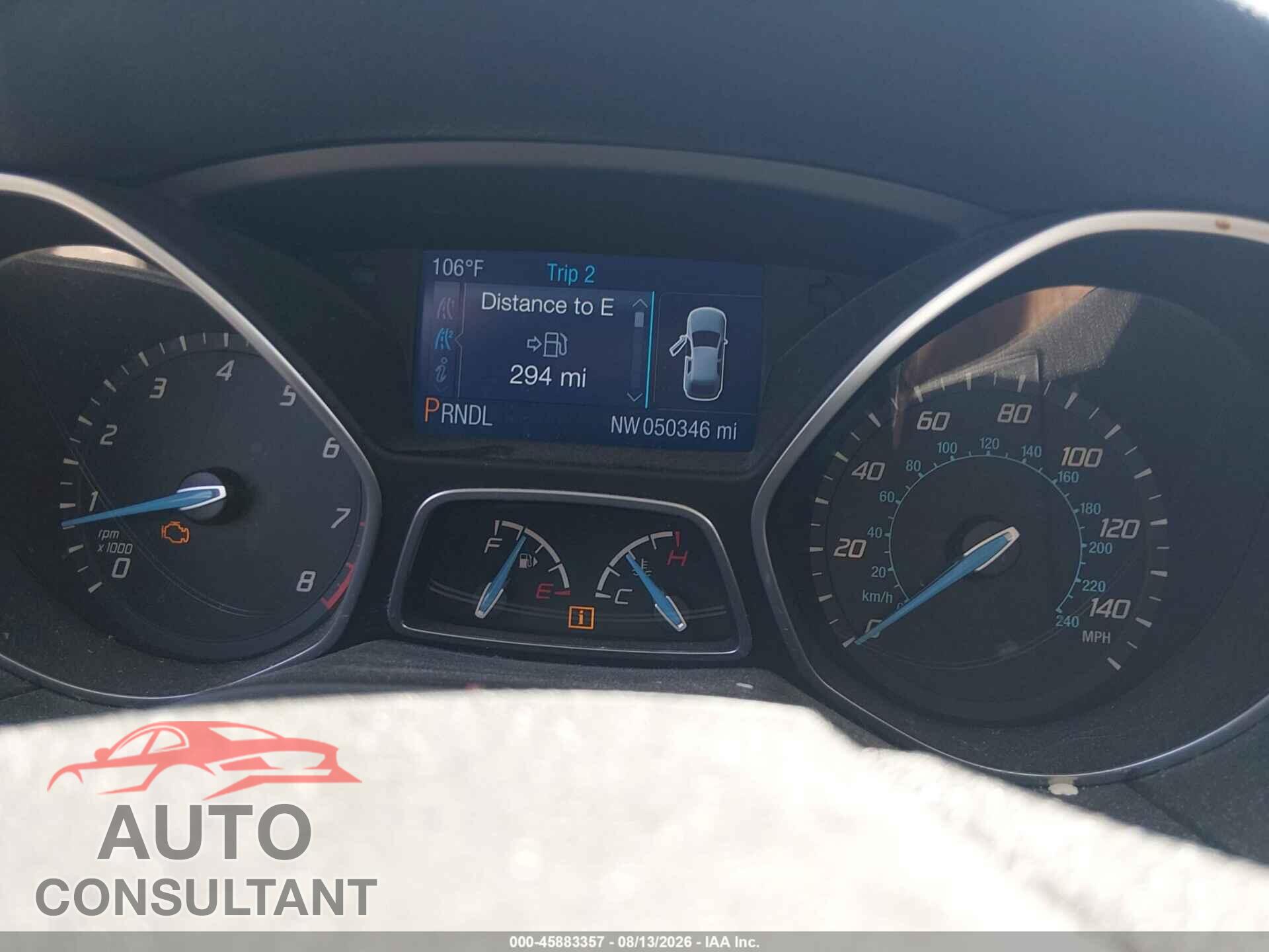 FORD FOCUS 2014 - 1FADP3F22EL460134