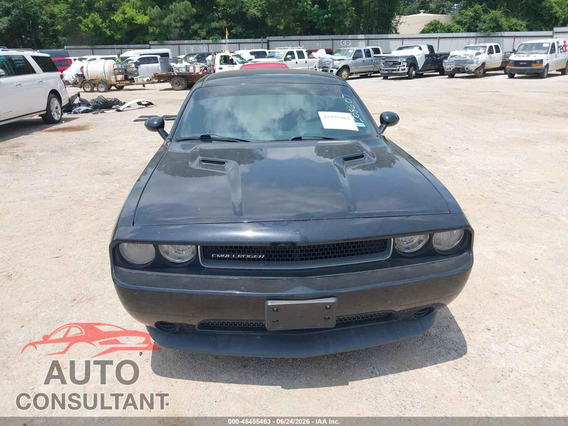 DODGE CHALLENGER 2012 - 2C3CDYAG2CH208607