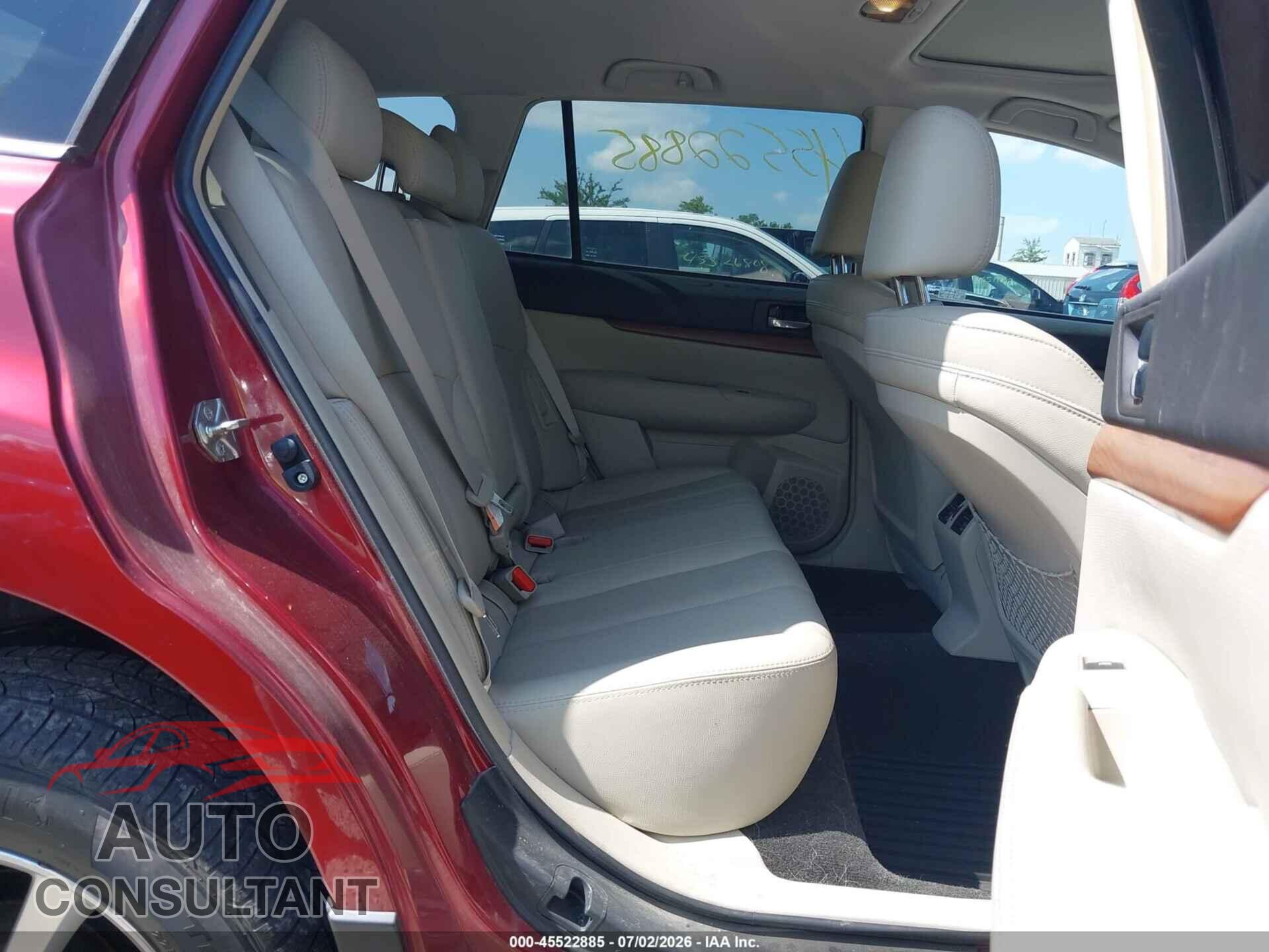 SUBARU OUTBACK 2013 - 4S4BRCKC3D3246340