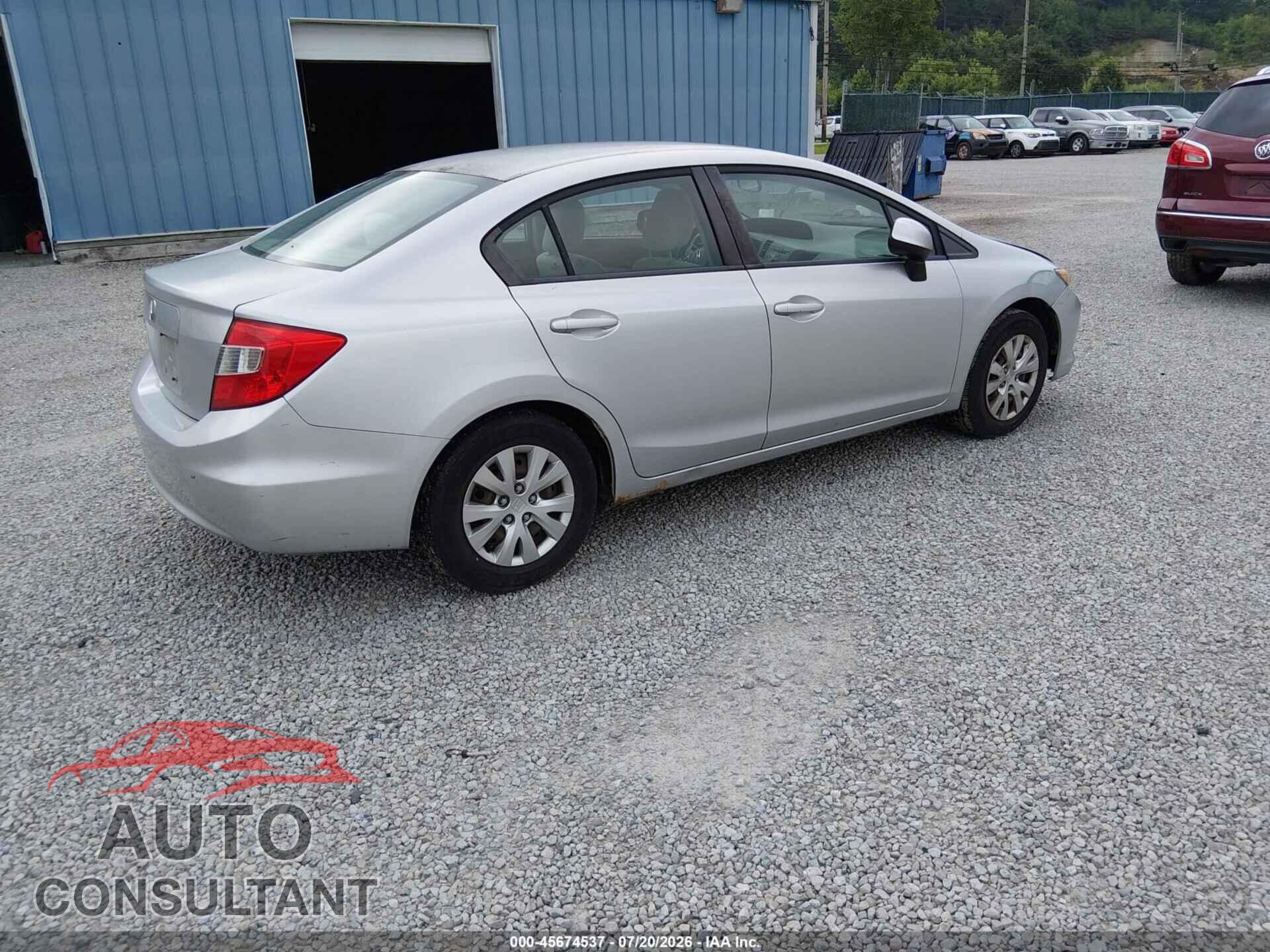 HONDA CIVIC 2012 - 2HGFB2F53CH301642