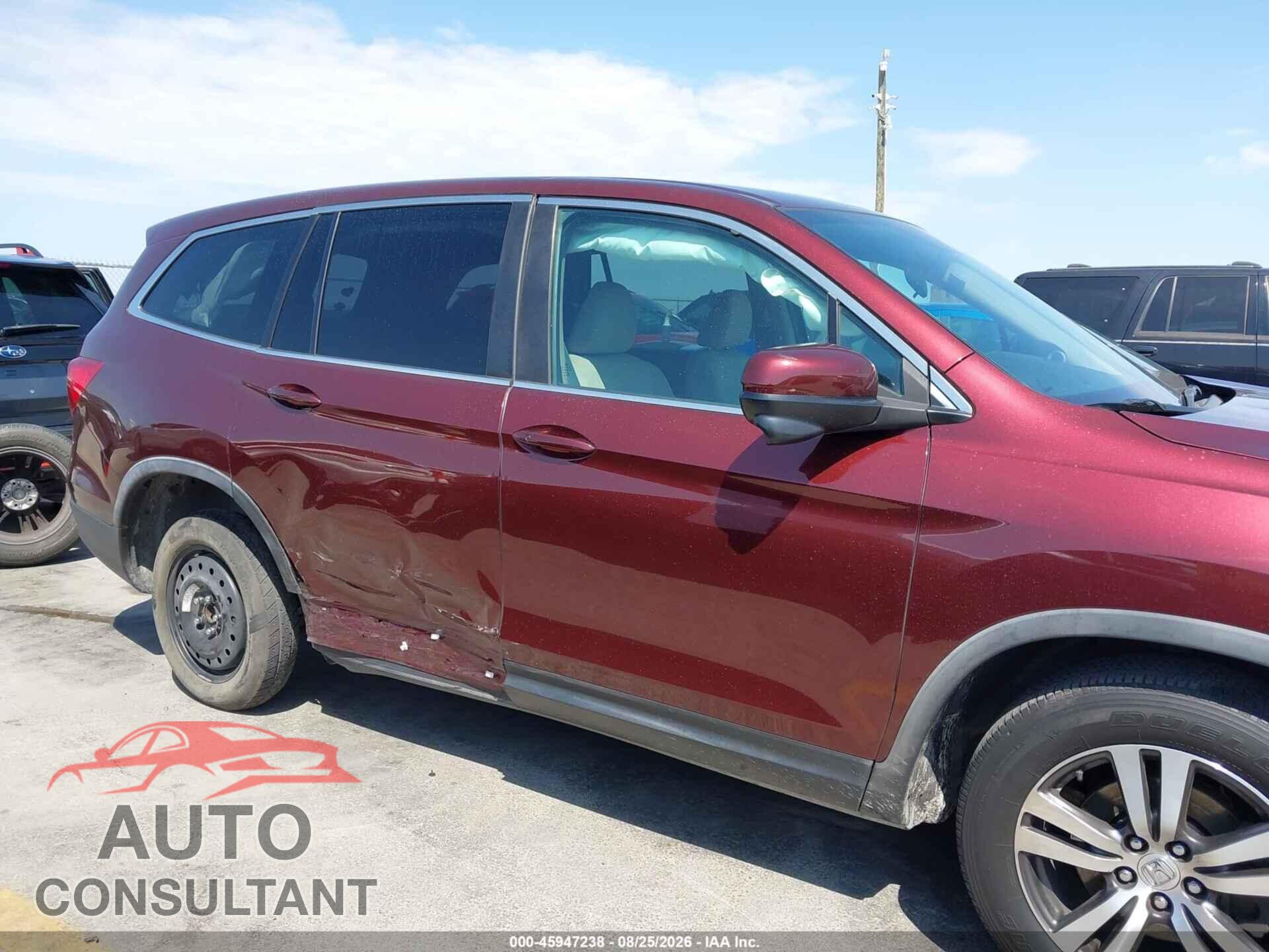 HONDA PILOT 2018 - 5FNYF5H34JB025497