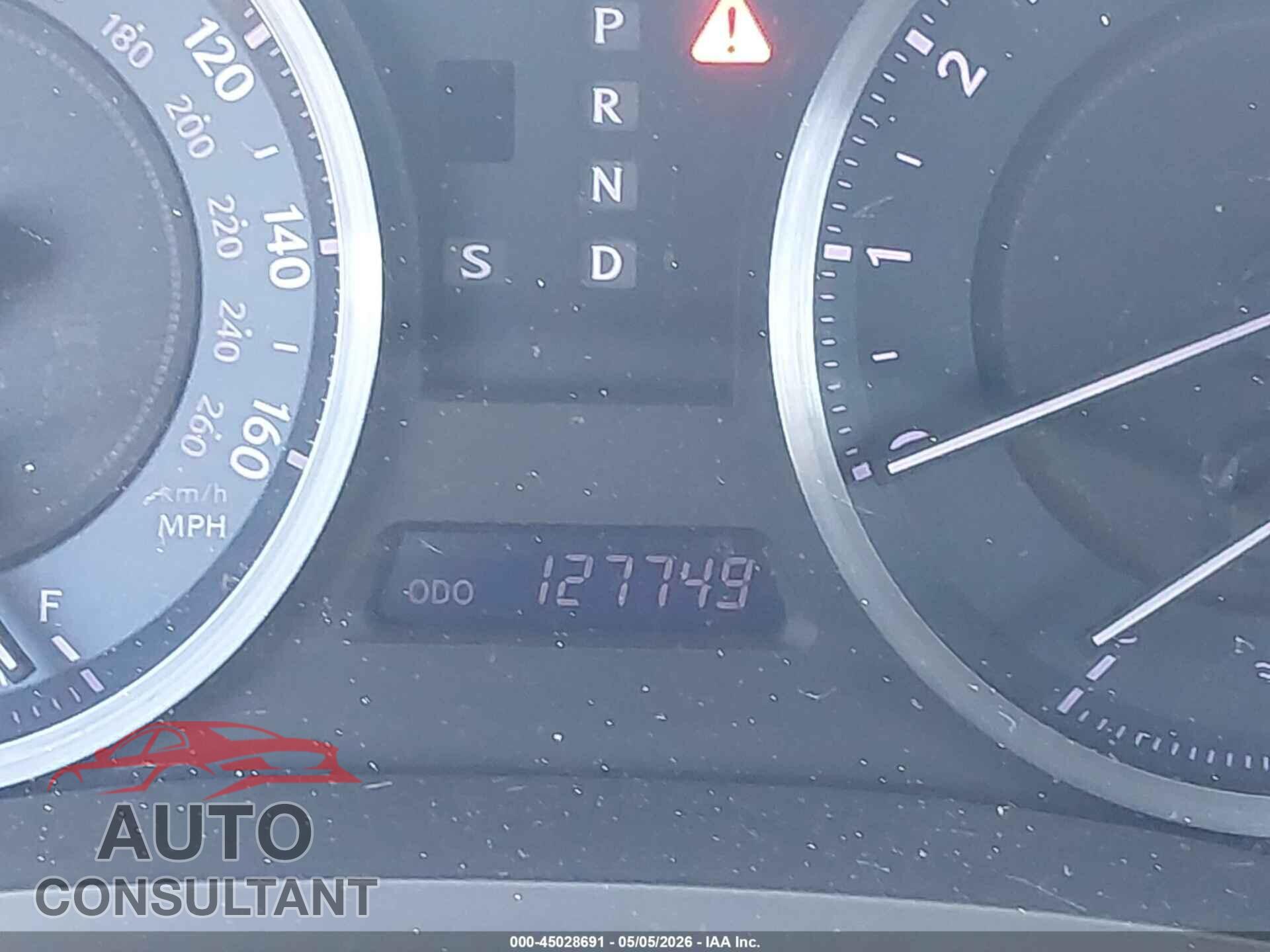 LEXUS IS 250 2011 - JTHCF5C24B5051284