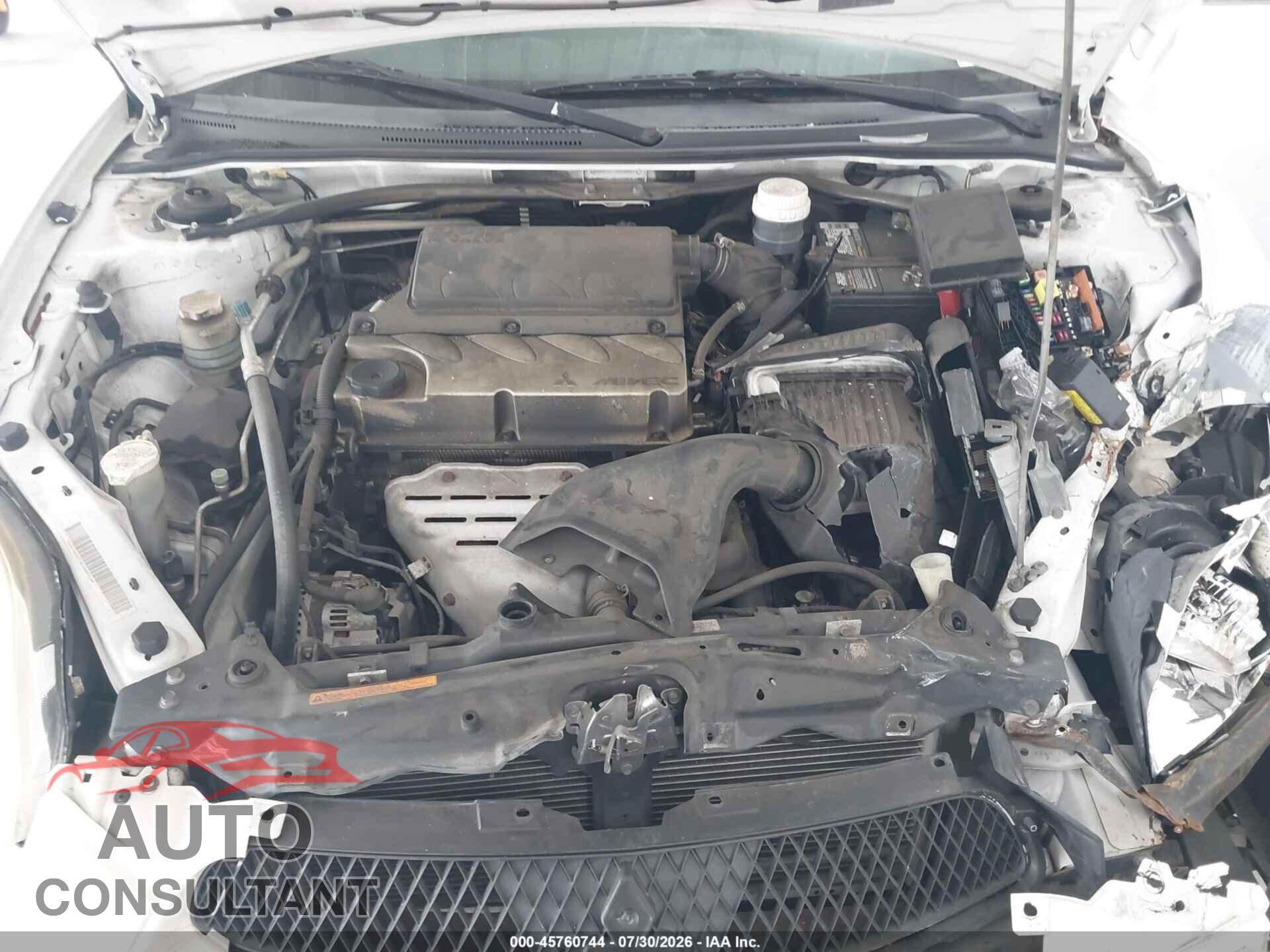 MITSUBISHI ECLIPSE SPYDER 2009 - 4A3AL25F19E025698