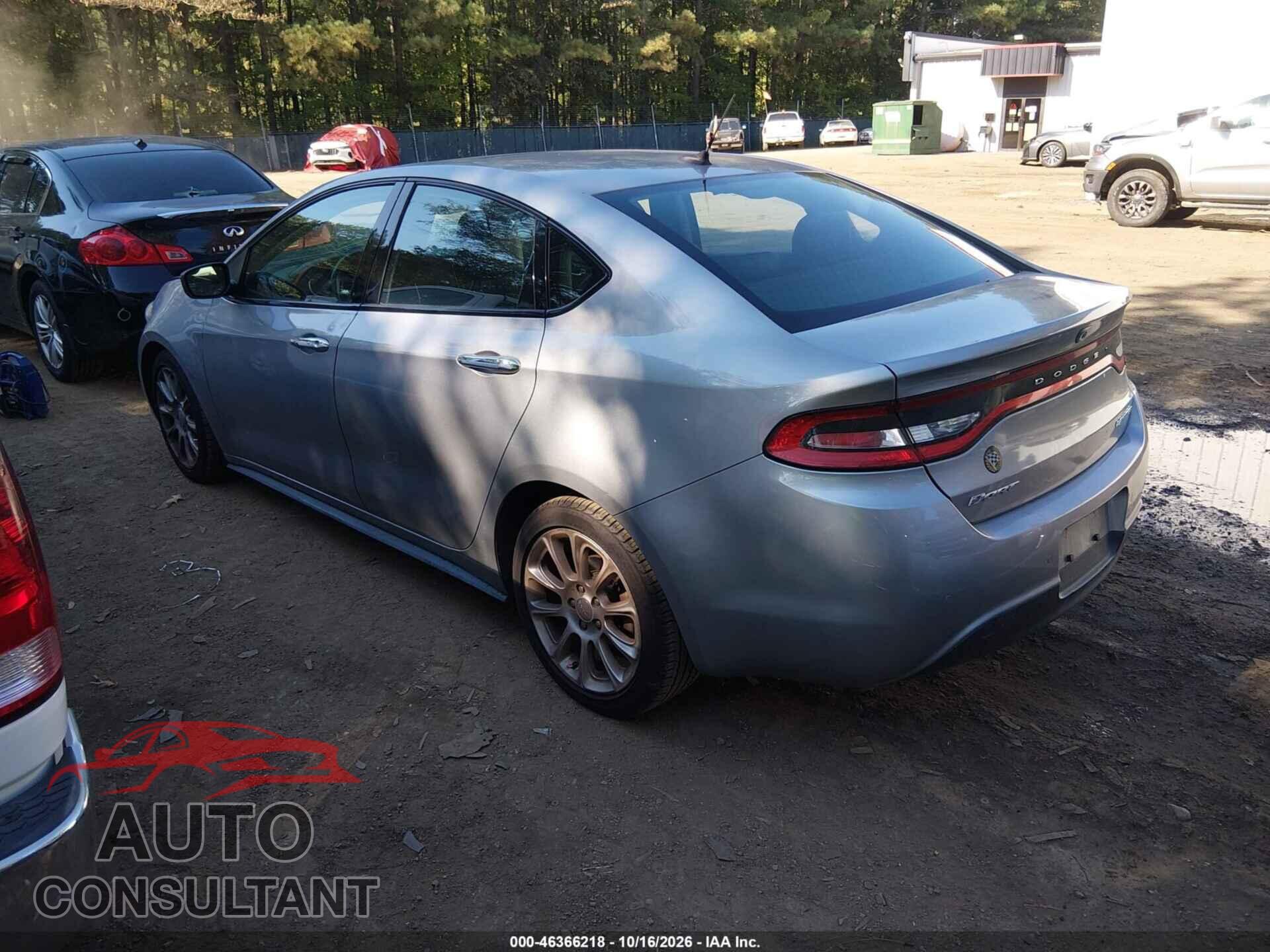 DODGE DART 2015 - 1C3CDFCB6FD302867