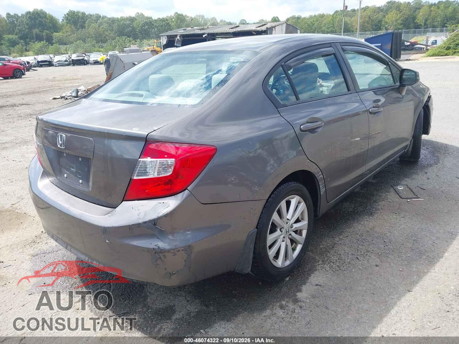 HONDA CIVIC 2012 - 19XFB2F83CE085280