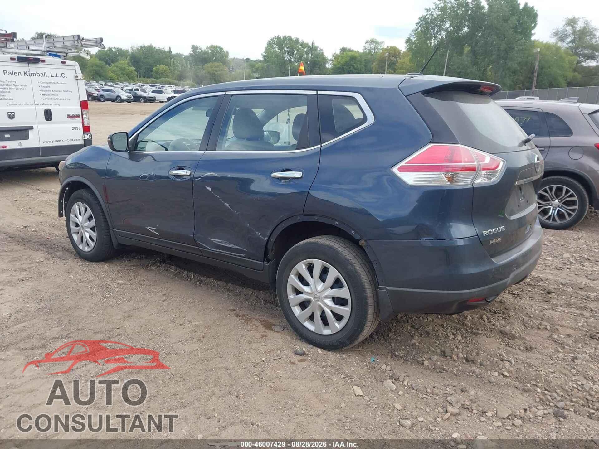 NISSAN ROGUE 2015 - KNMAT2MV9FP580121