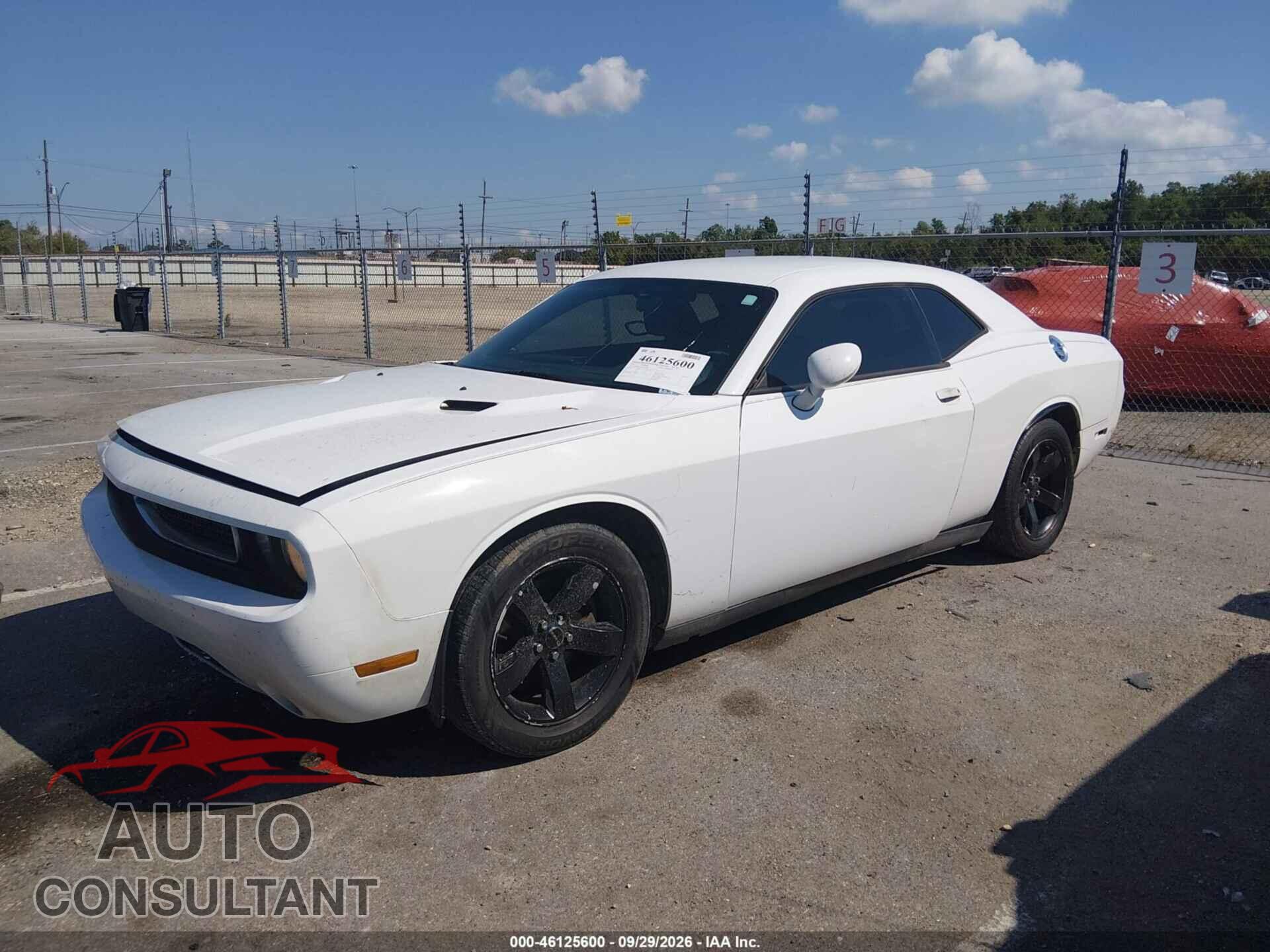 DODGE CHALLENGER 2013 - 2C3CDYAG7DH569512