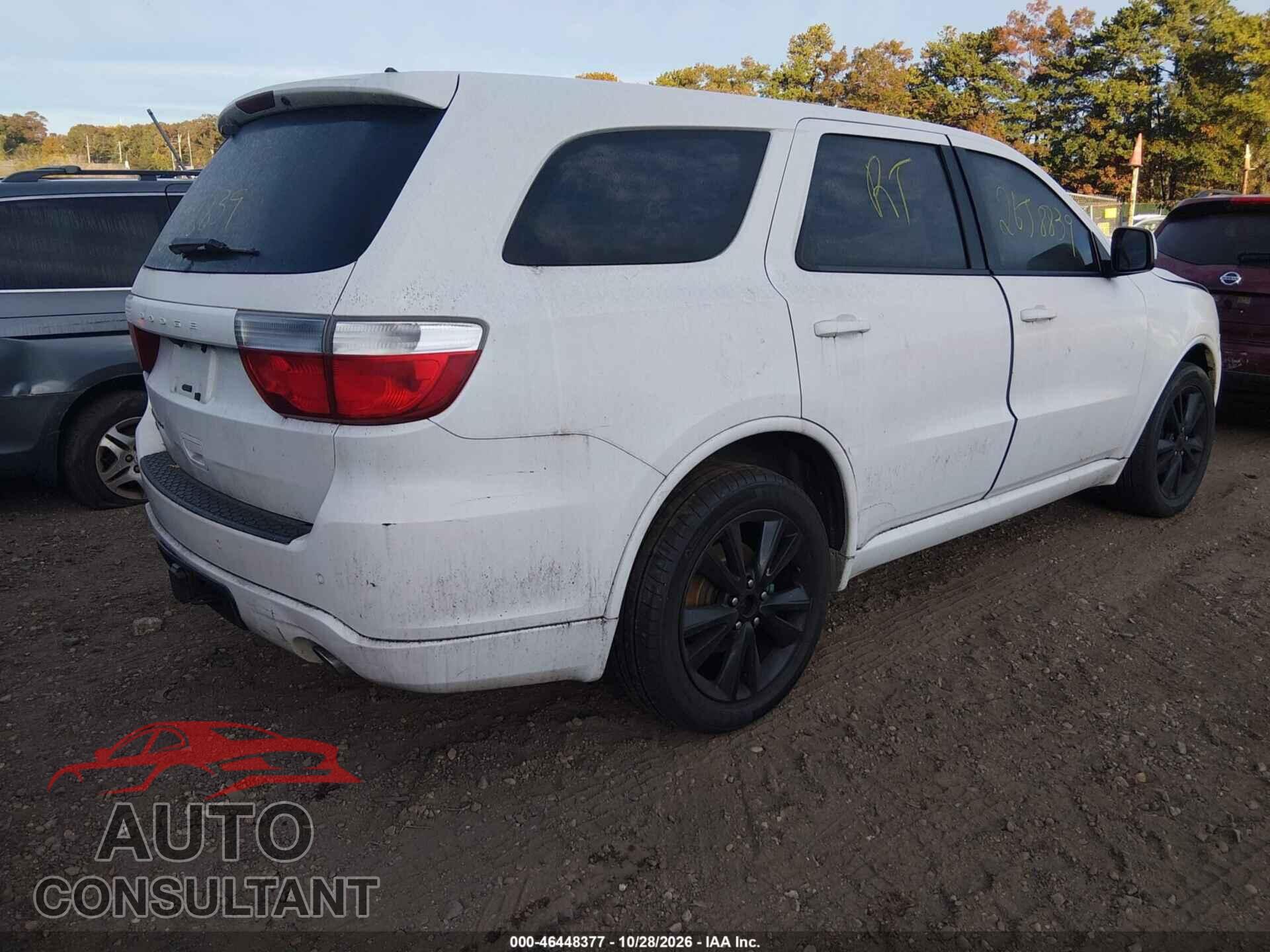 DODGE DURANGO 2013 - 1C4RDJAG9DC672821