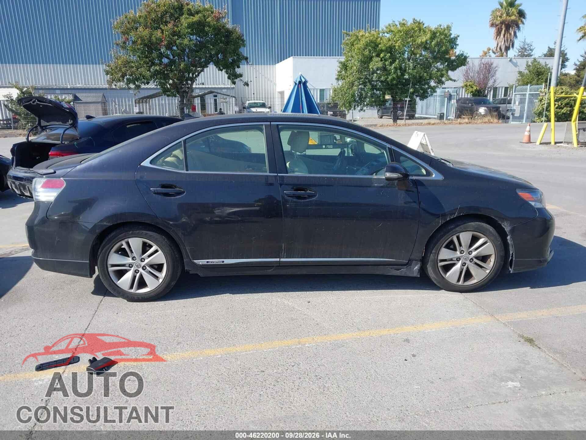 LEXUS HS 250H 2010 - JTHBB1BAXA2000994