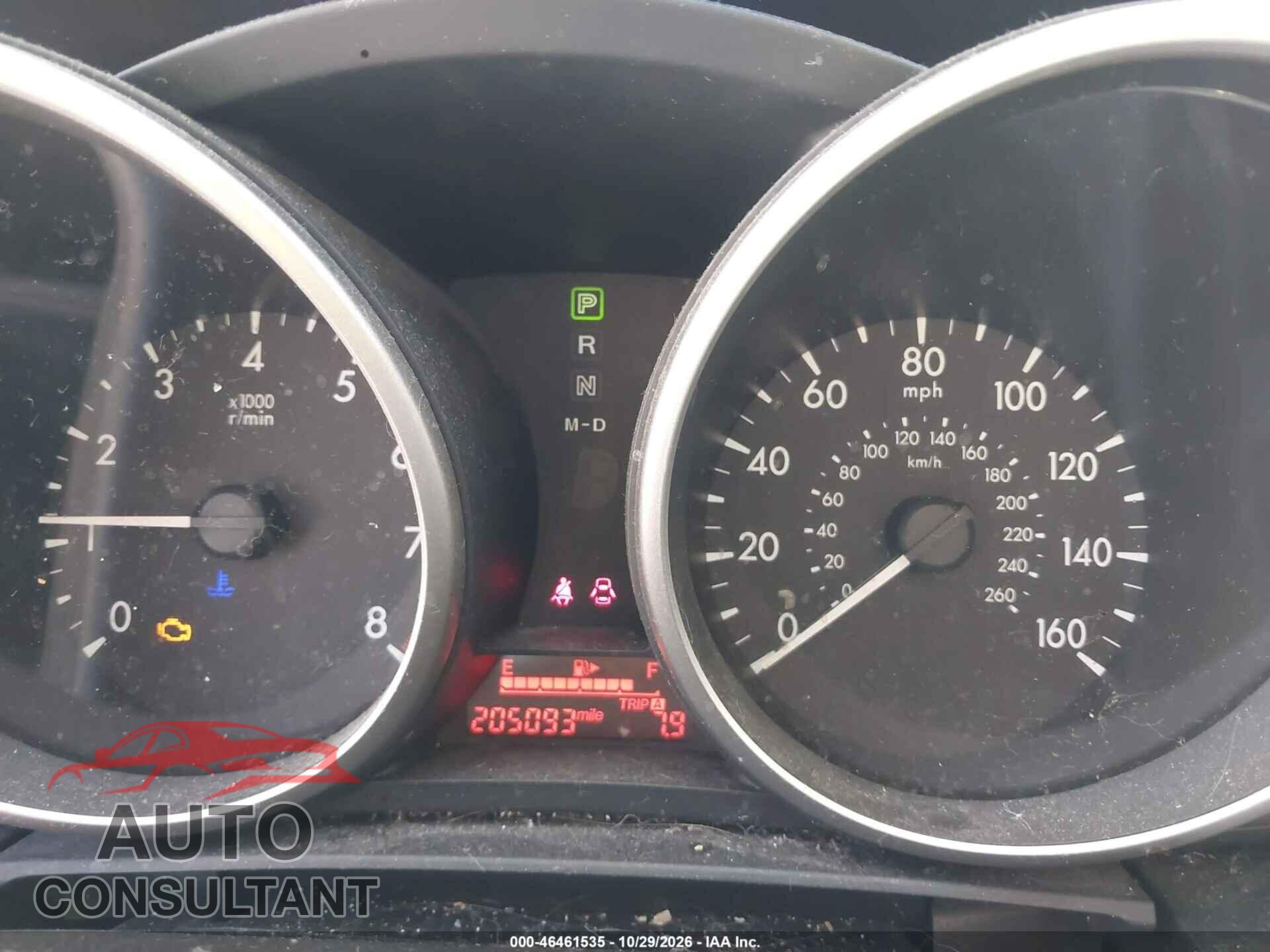 MAZDA MAZDA5 2012 - JM1CW2BL2C0108932