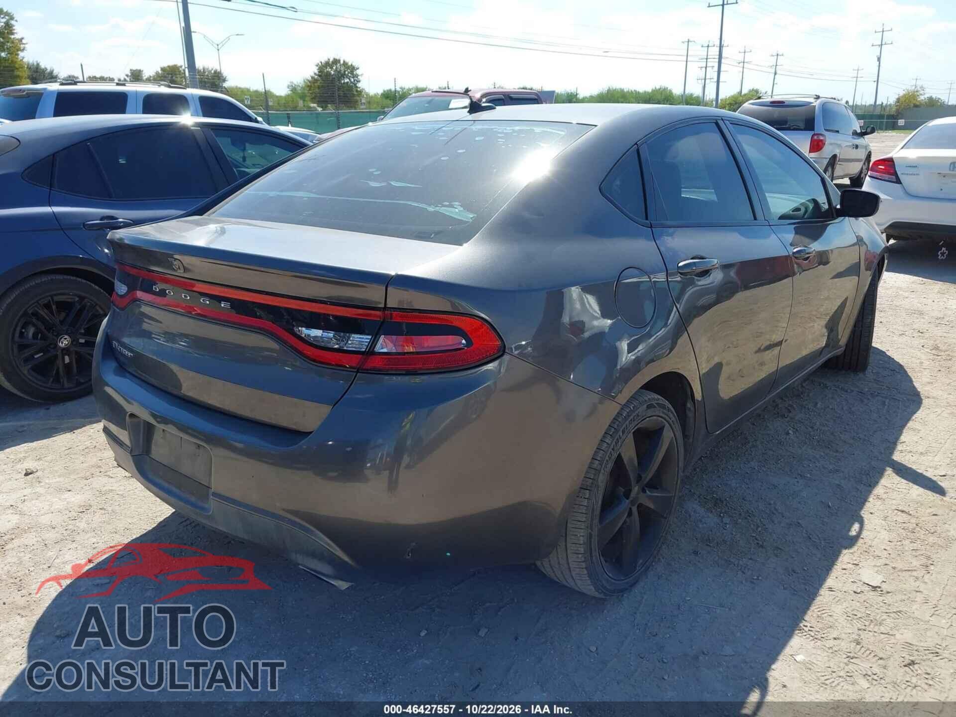 DODGE DART 2015 - 1C3CDFBB8FD369293