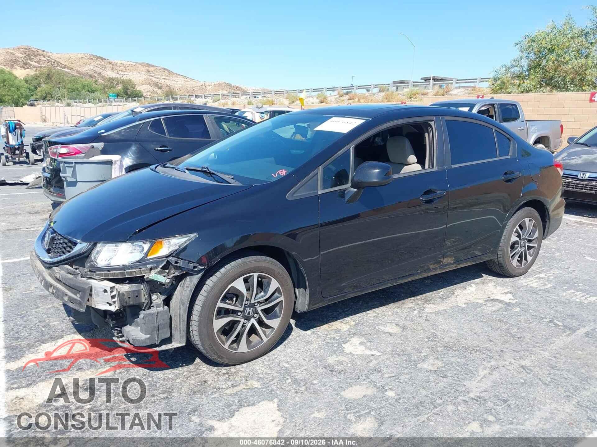HONDA CIVIC 2013 - 19XFB2F84DE280466