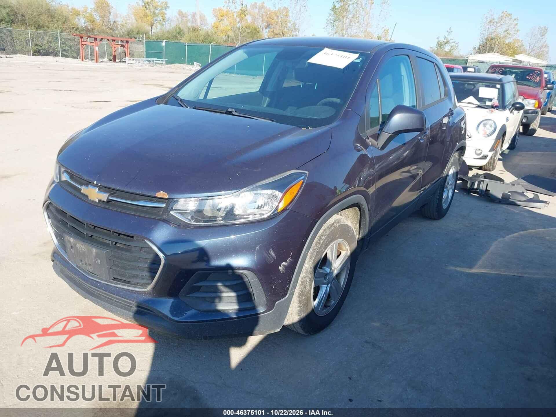 CHEVROLET TRAX 2019 - 3GNCJKSB3KL192077
