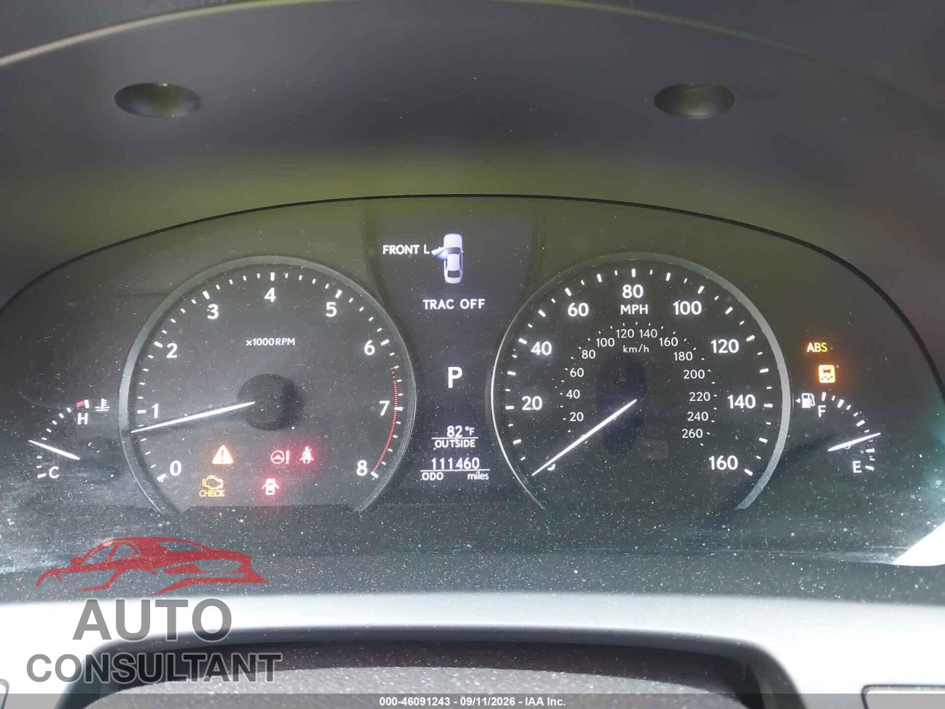 LEXUS LS 460 2013 - JTHCL5EF8D5017358
