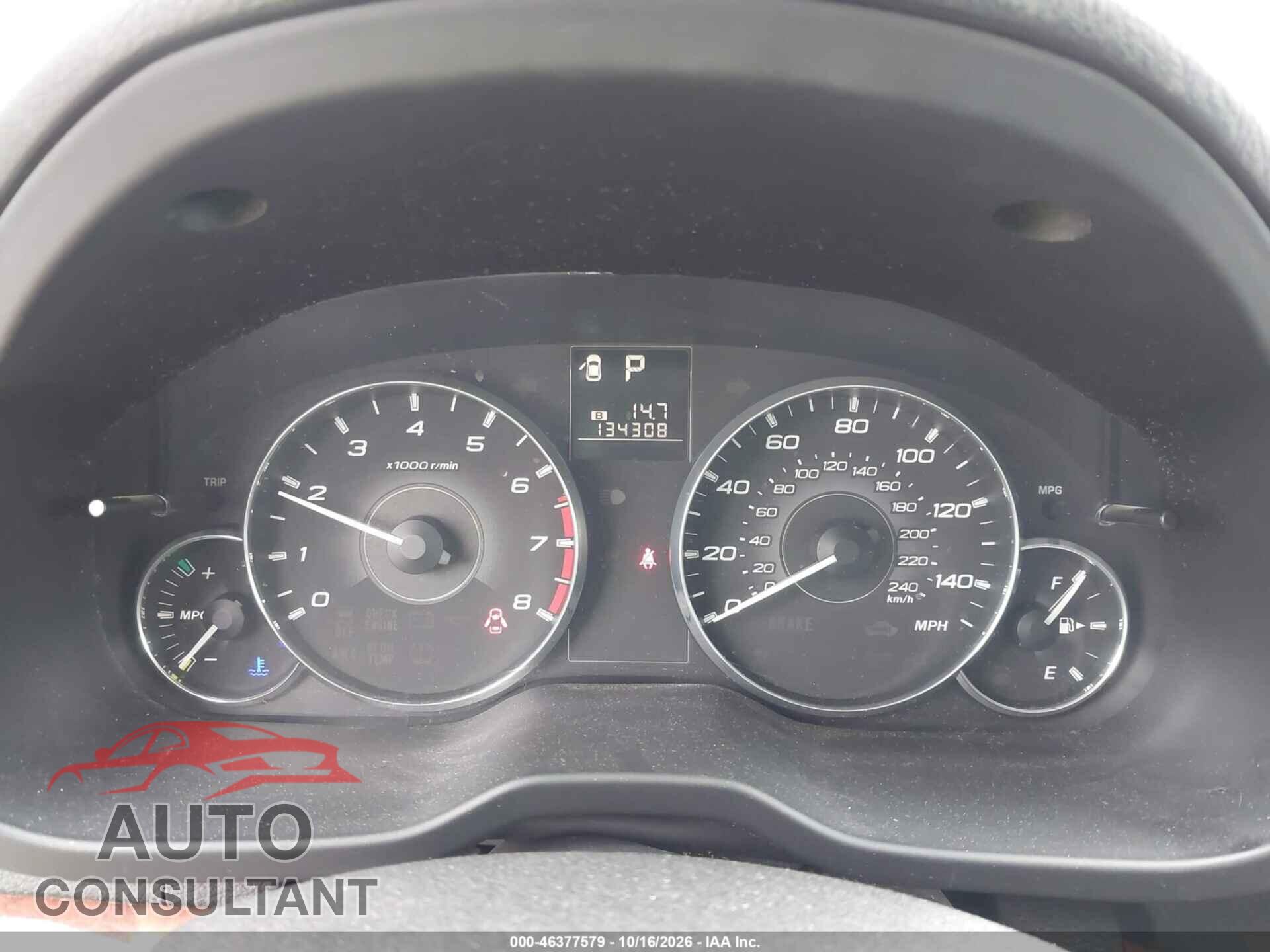 SUBARU OUTBACK 2011 - 4S4BRBKC7B3389945